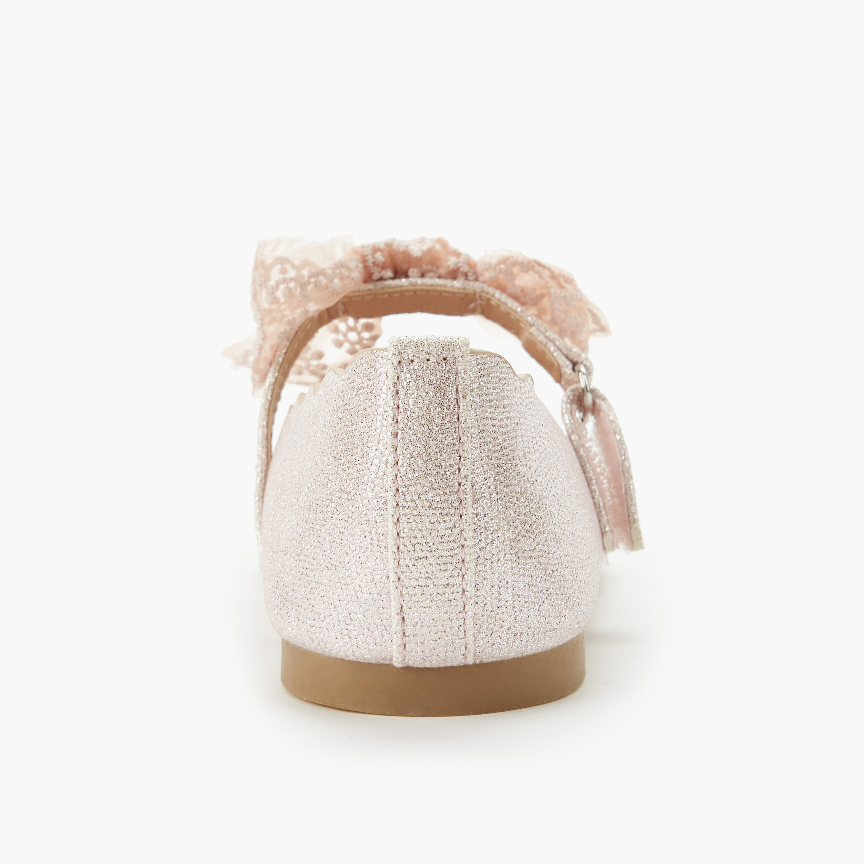 حذاء باليرينا بفيونكة دانتيل للبنات من جونيورز-girls-shoes-ballerinas-image-4