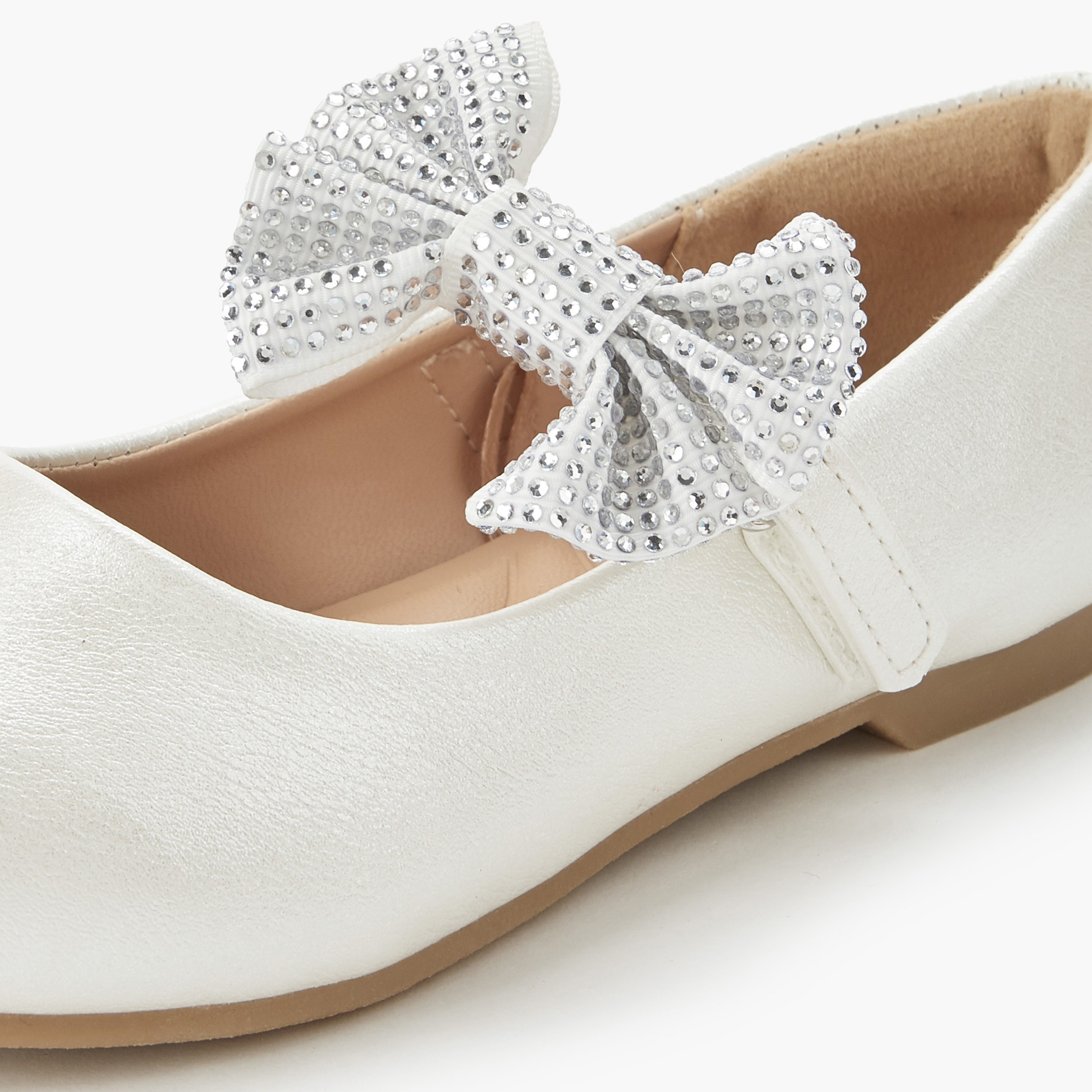 حذاء باليرينا بشريط إغلاق لاصق للبنات من جونيورز-girls-shoes-maryjanes-image-5