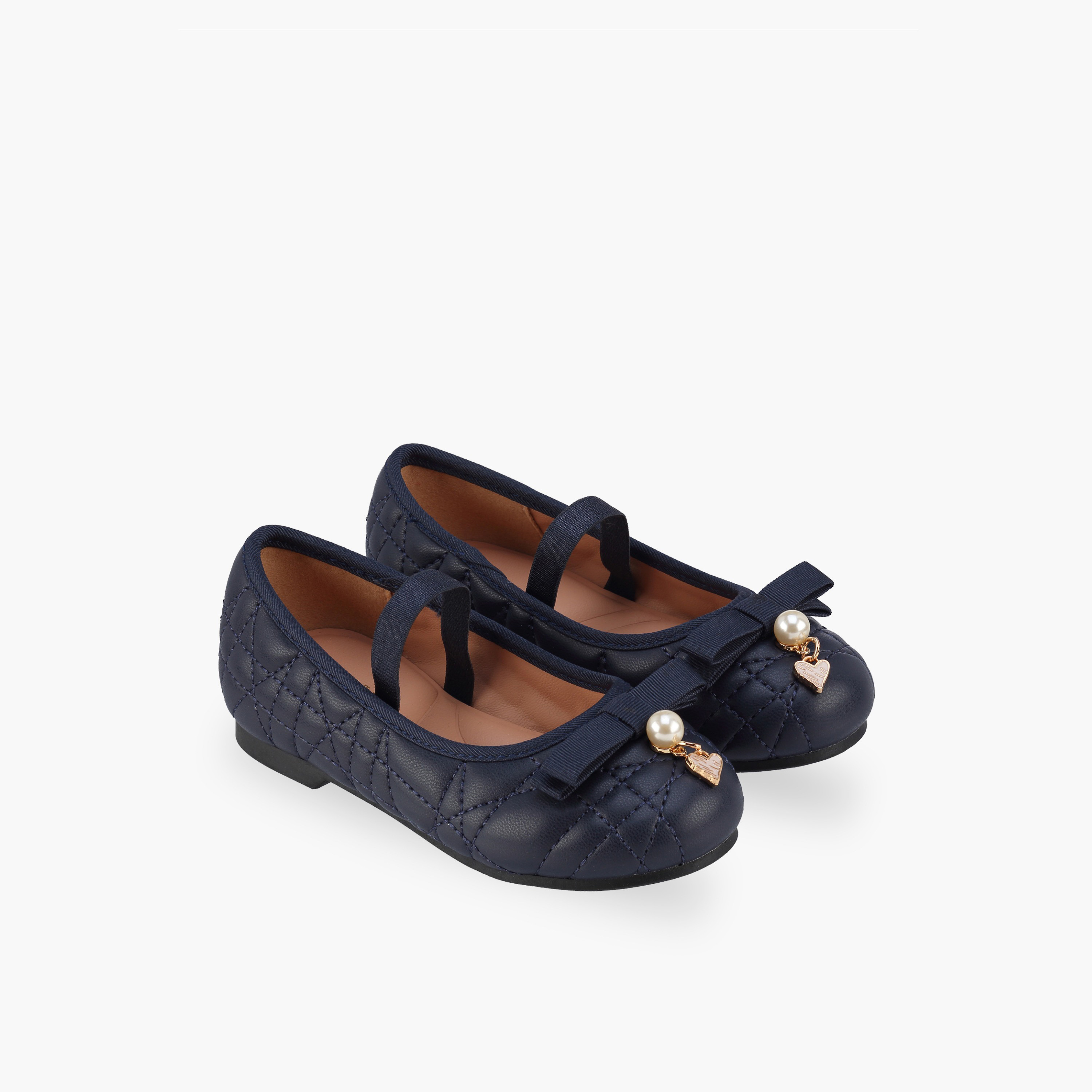 Juniors Girls Bow Embellished Ballerina Shoes-girls-shoes-ballerinas-image-1