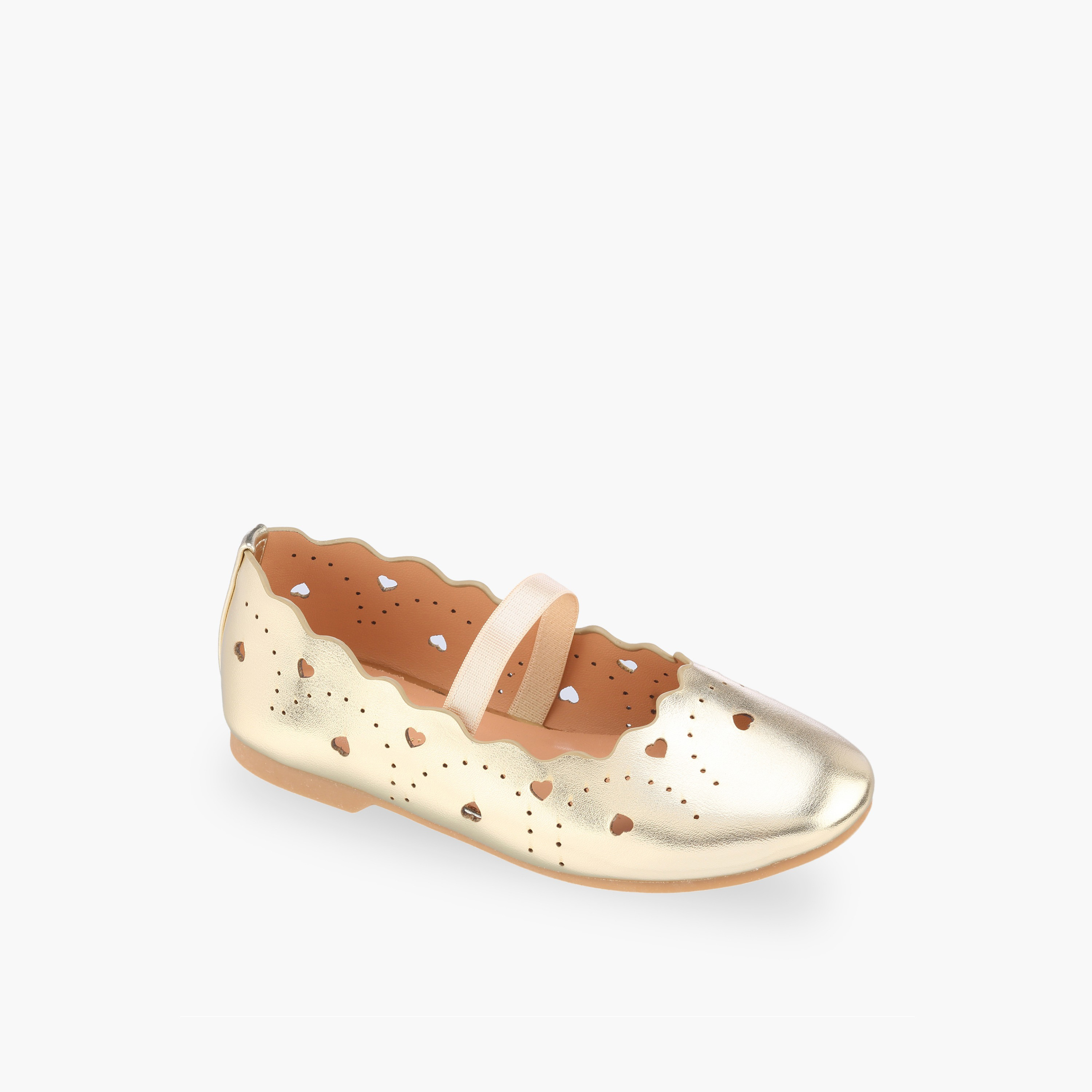 حذاء باليرينا بحزام مطاطي للبنات من جونيورز-girls-shoes-ballerinas-image-2
