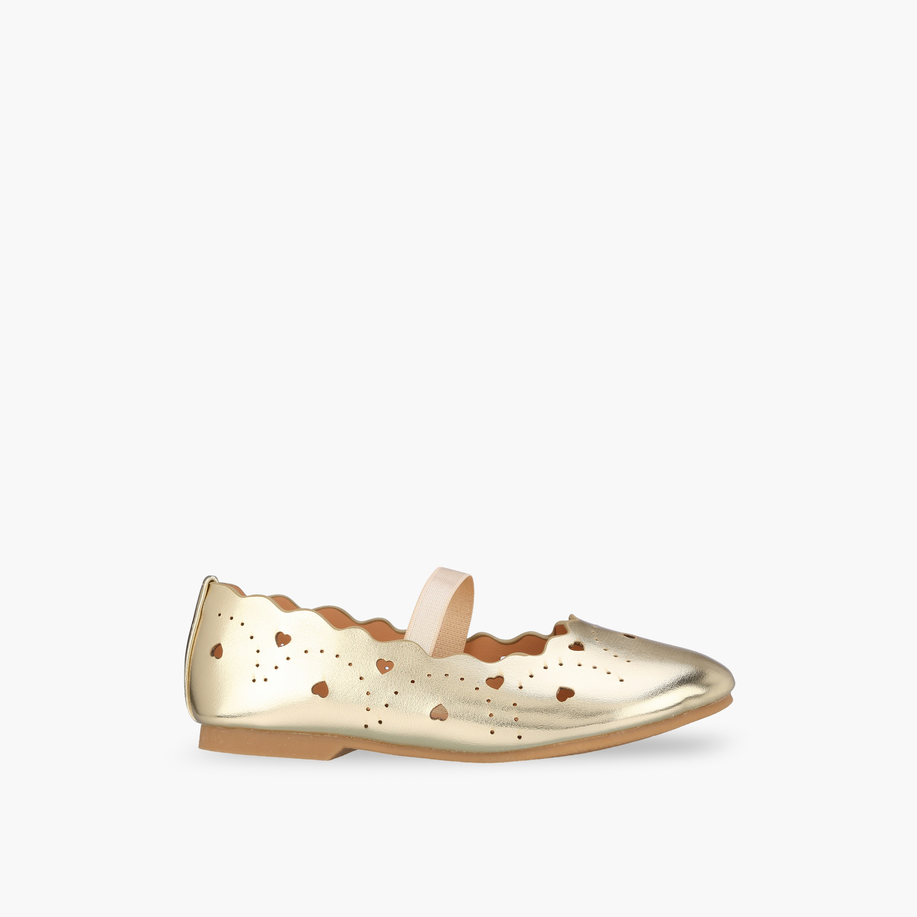 حذاء باليرينا بحزام مطاطي للبنات من جونيورز-girls-shoes-ballerinas-image-3