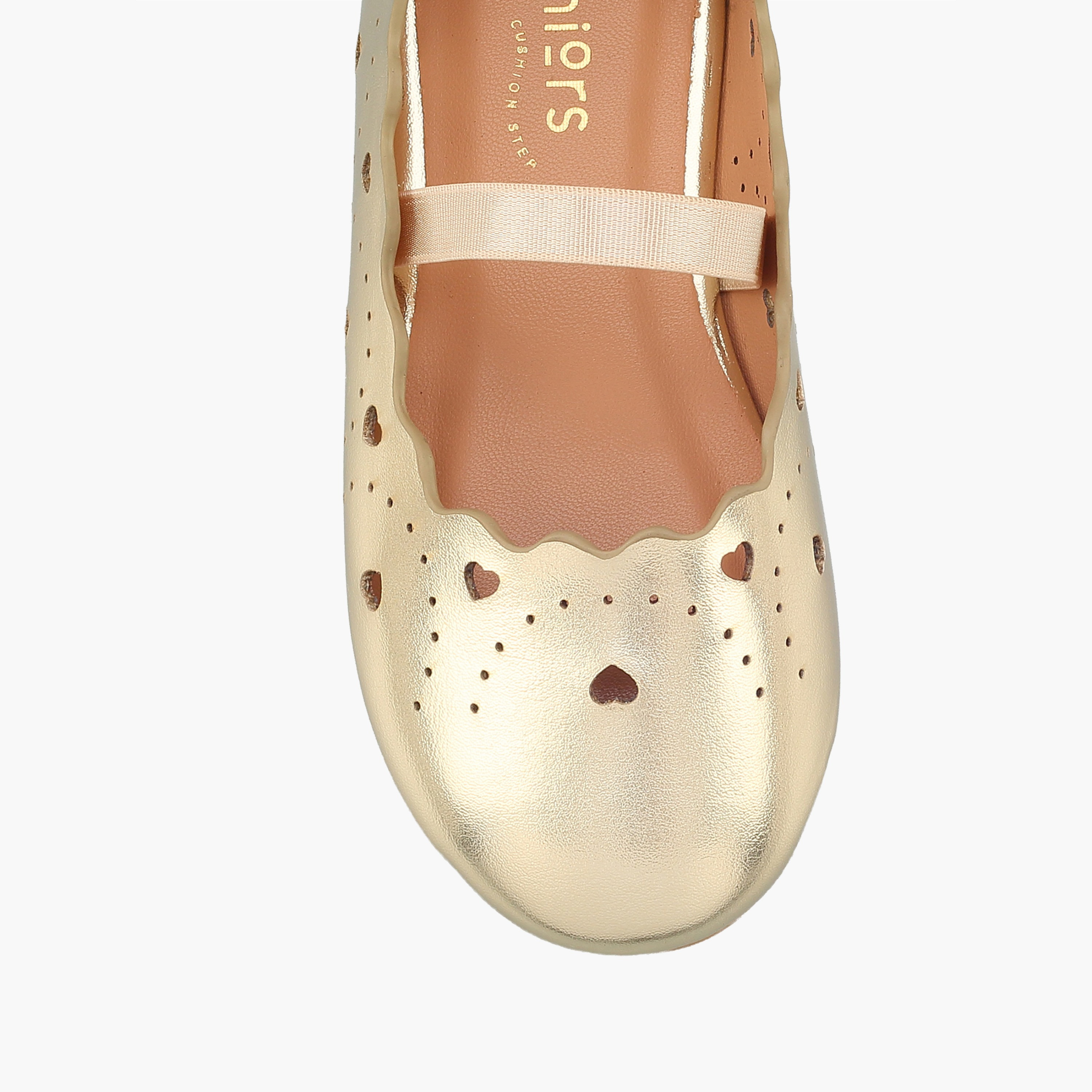 حذاء باليرينا بحزام مطاطي للبنات من جونيورز-girls-shoes-ballerinas-image-4