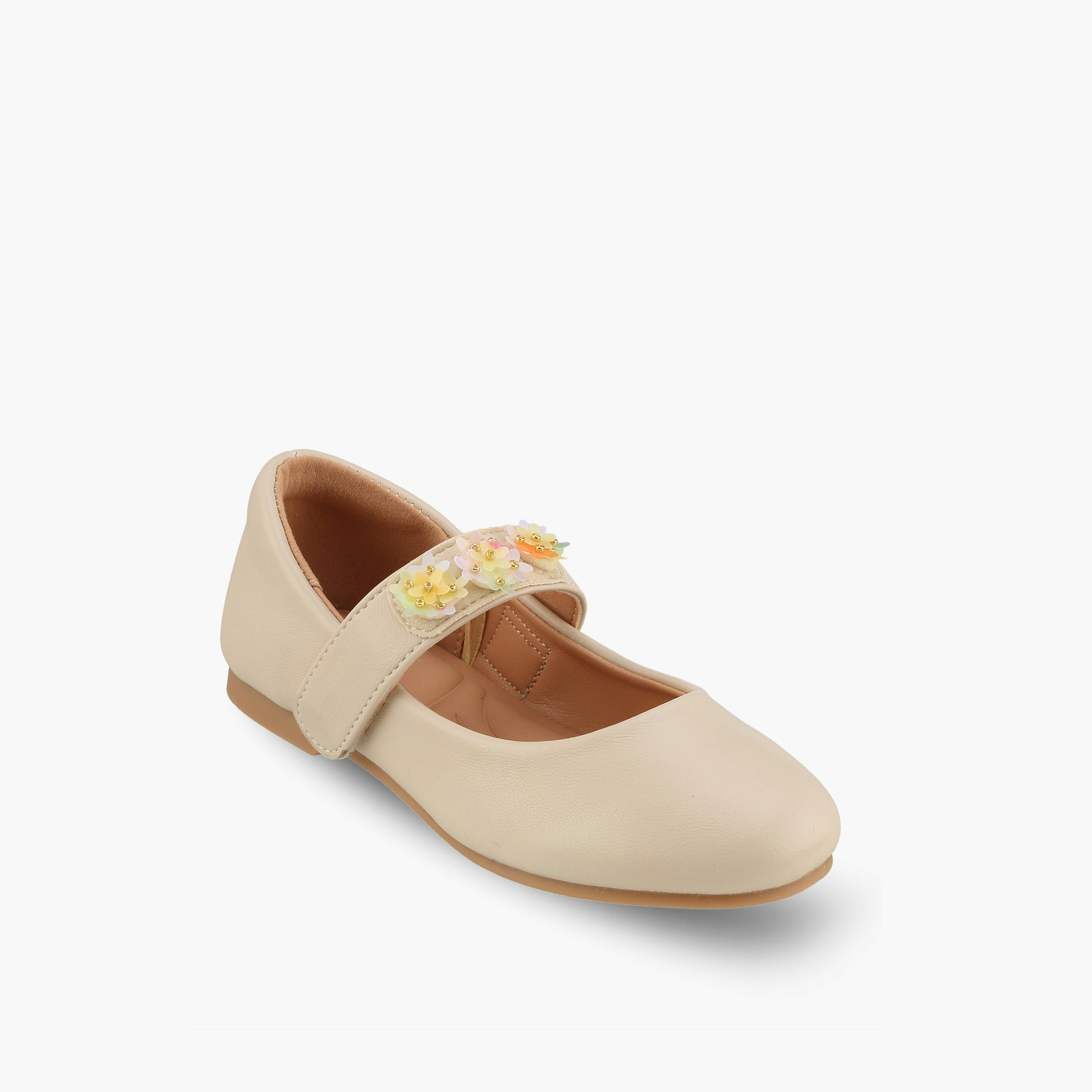 Juniors Girls Floral Applique Mary Jane Shoes-girls-shoes-maryjanes-image-2