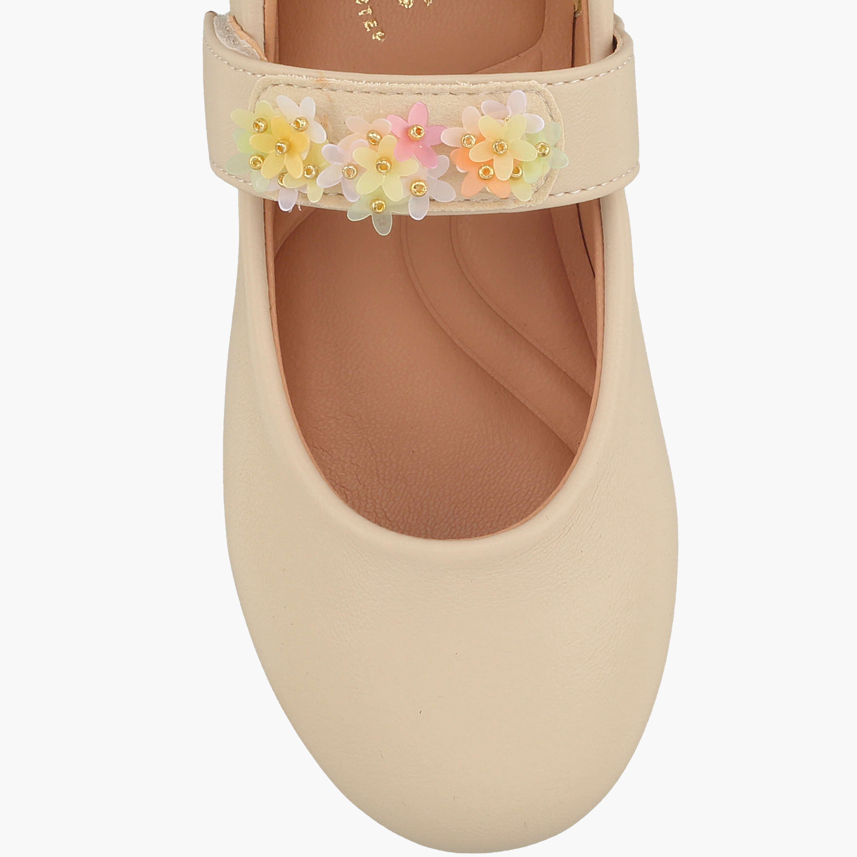 Juniors Girls Floral Applique Mary Jane Shoes-girls-shoes-maryjanes-image-4