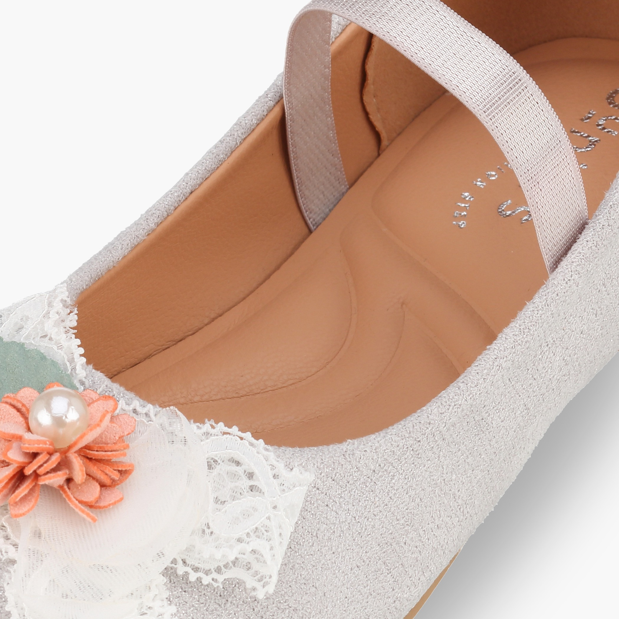 Juniors Girls Floral Applique Ballerina Shoes-girls-shoes-ballerinas-image-6