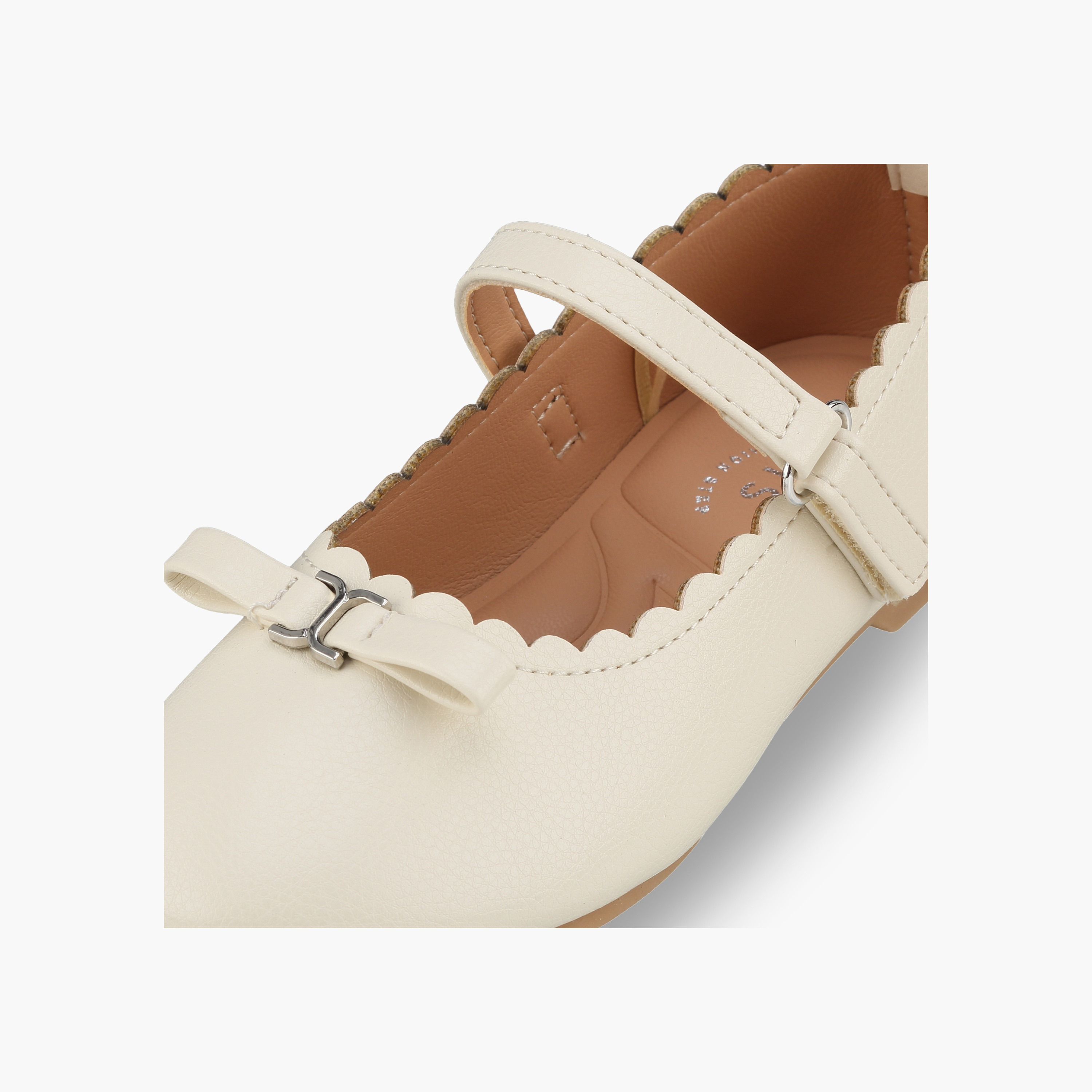 Juniors Girls Scalloped Bow Accent Mary Jane Shoes-girls-shoes-ballerinas-image-6