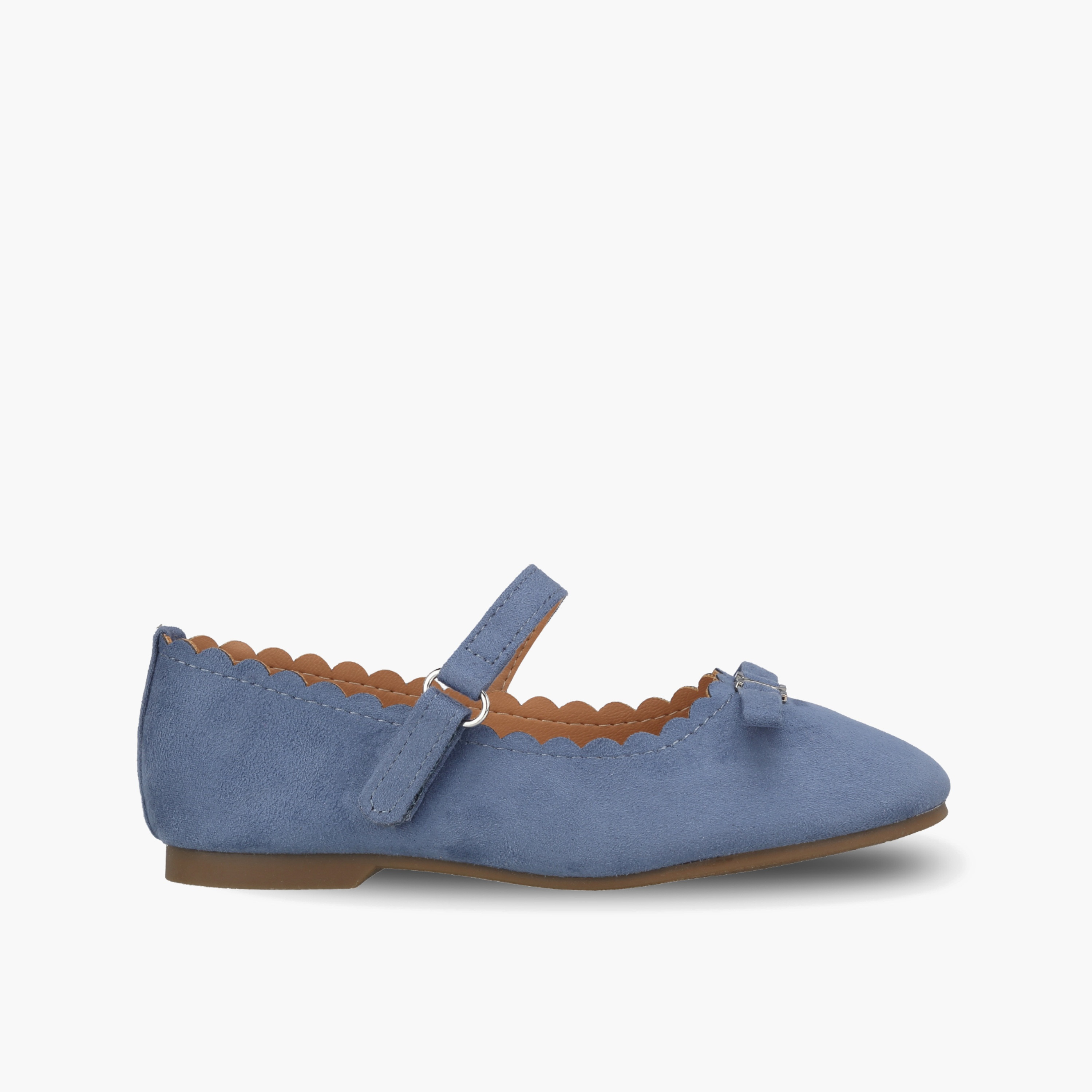 Juniors Girls Scalloped Bow Accent Mary Jane Shoes-girls-shoes-ballerinas-image-3