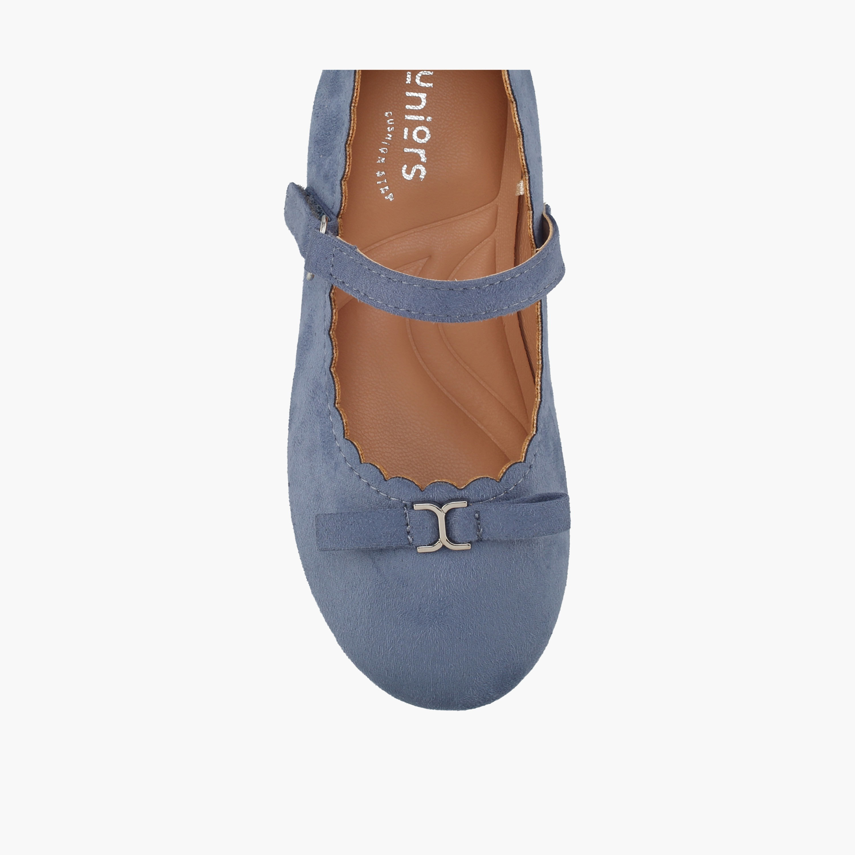 Juniors Girls Scalloped Bow Accent Mary Jane Shoes-girls-shoes-ballerinas-image-4