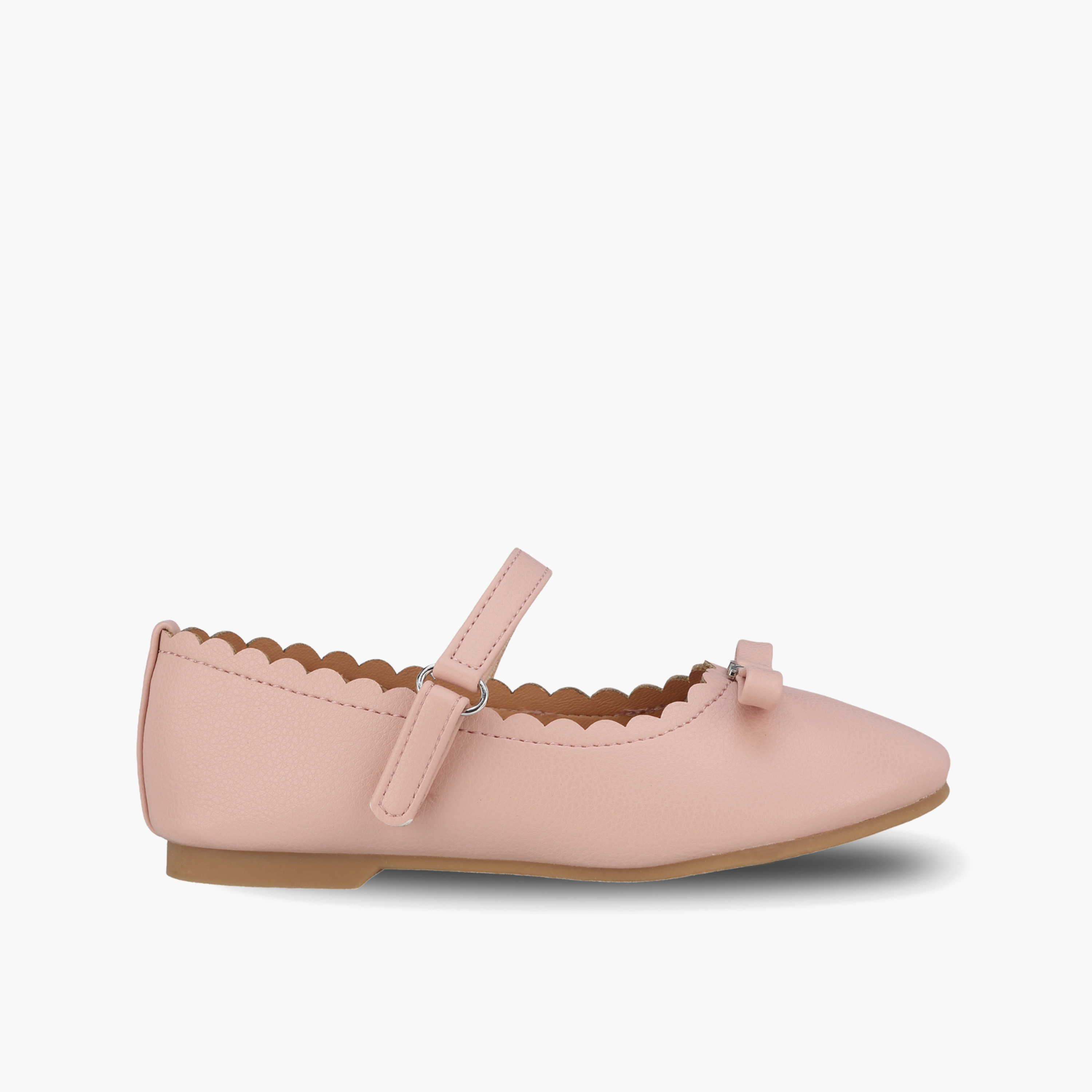 Juniors Girls Scalloped Bow Accent Mary Jane Shoes-girls-shoes-ballerinas-image-3
