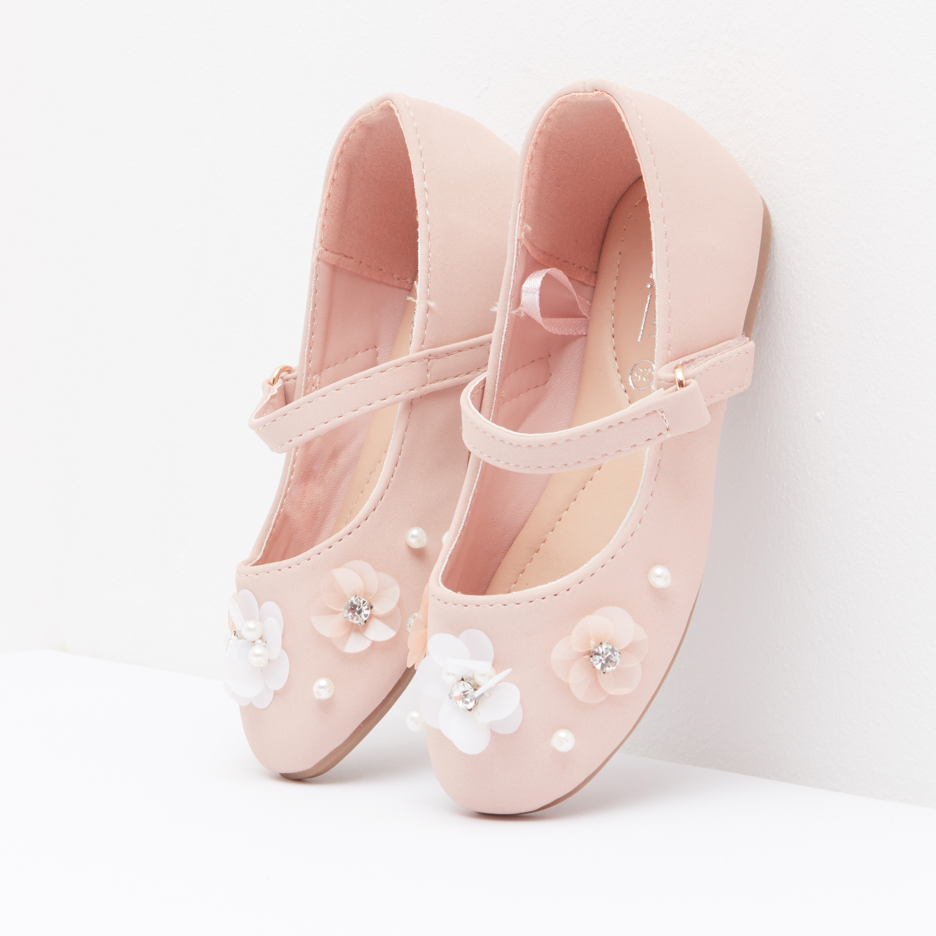 حذاء ماري جين مزيّن بشريط إغلاق لاصق-girls-shoes-loafers-image-3