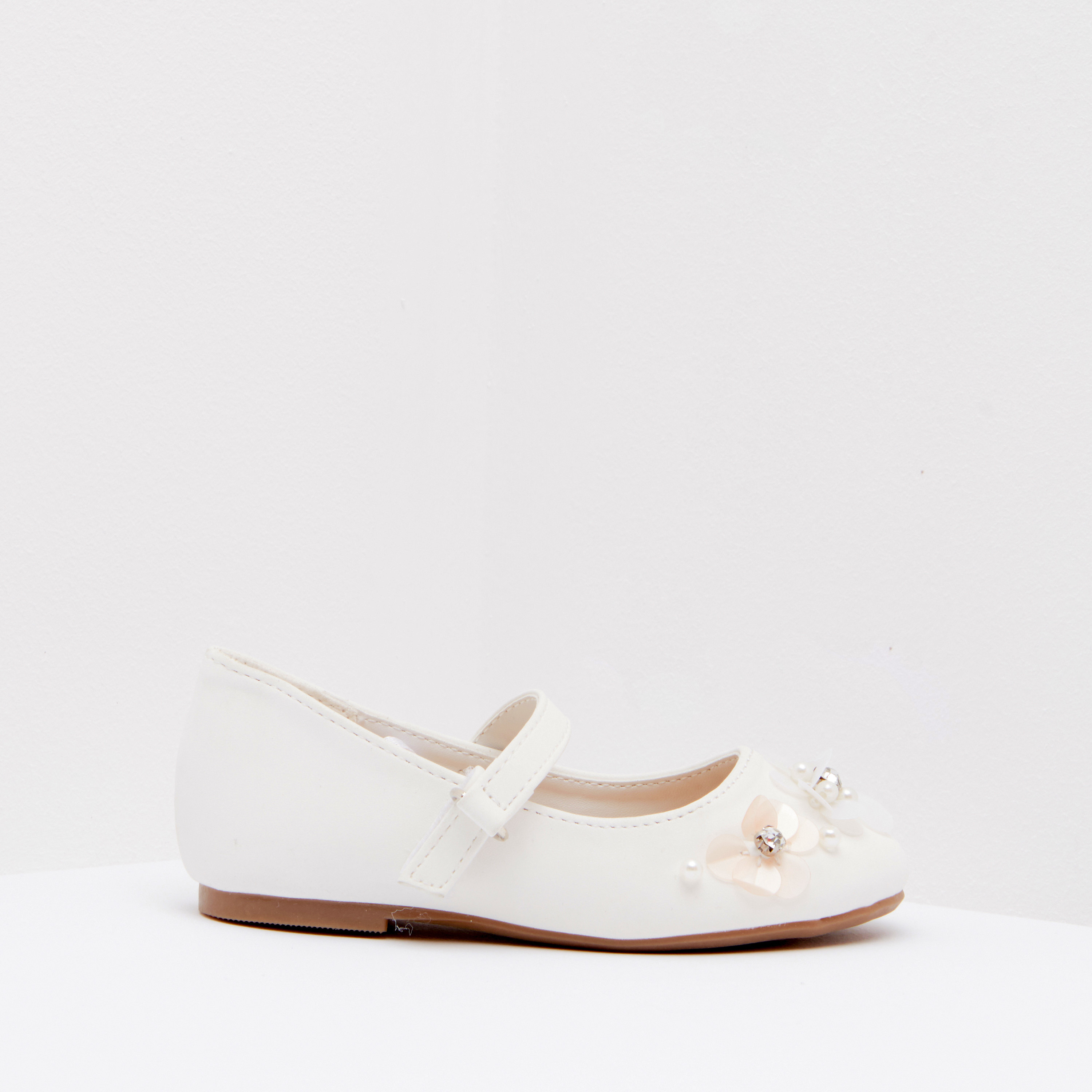 حذاء ماري جين مزيّن بشريط إغلاق لاصق-girls-shoes-loafers-image-5