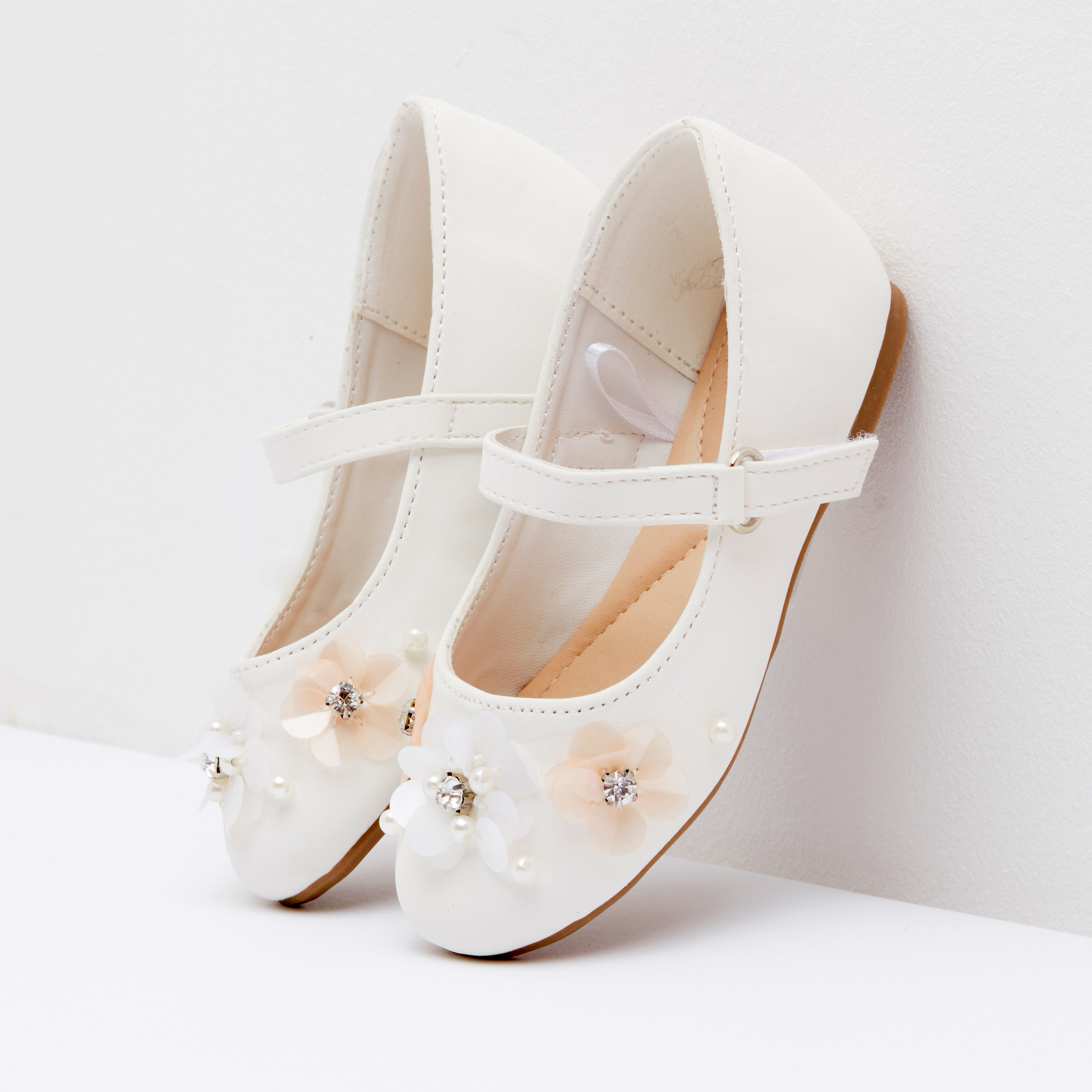 حذاء ماري جين مزيّن بشريط إغلاق لاصق-girls-shoes-loafers-image-7