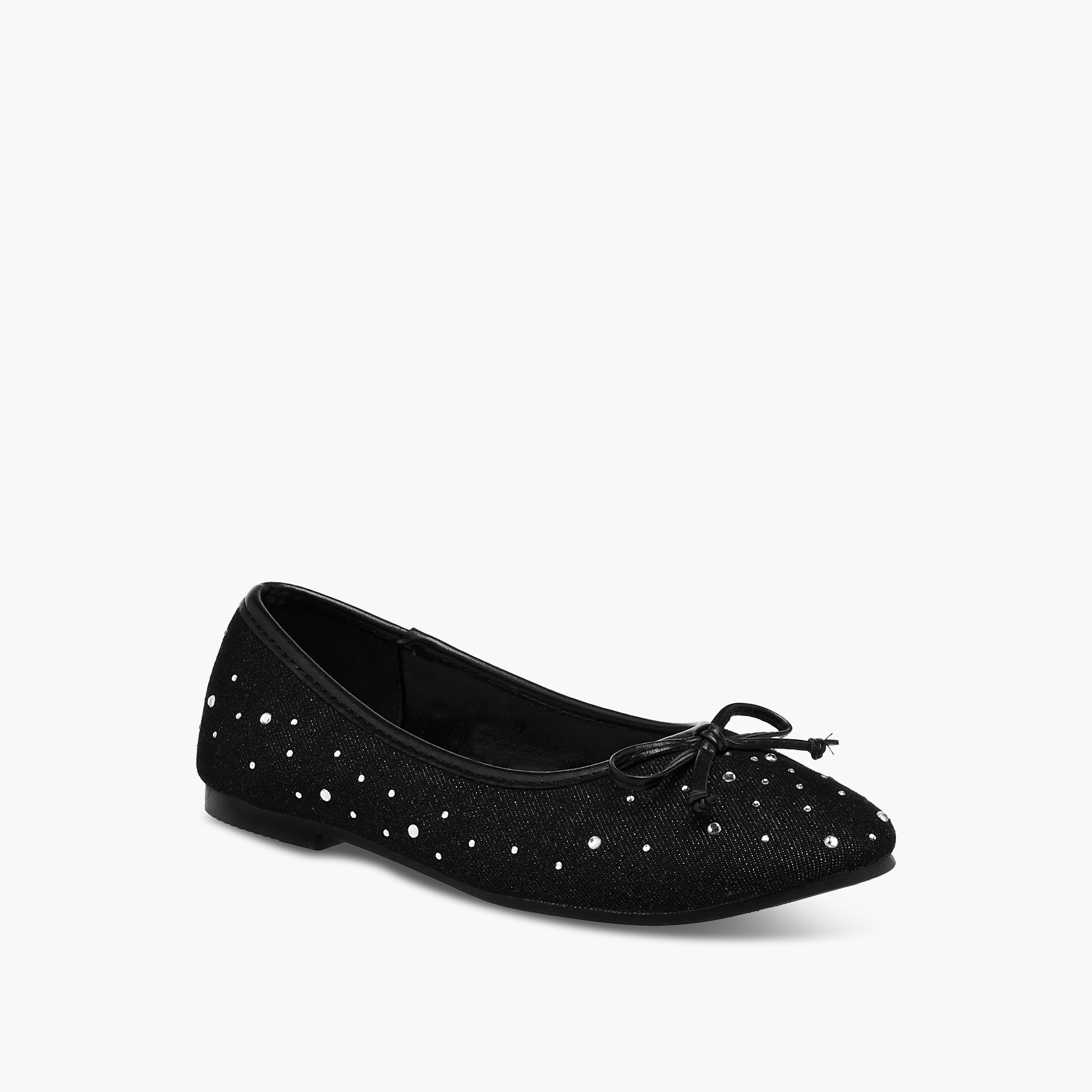 Flora Bella Bow Accent Slip-On Ballerina Shoes-girls-shoes-ballerinas-image-2