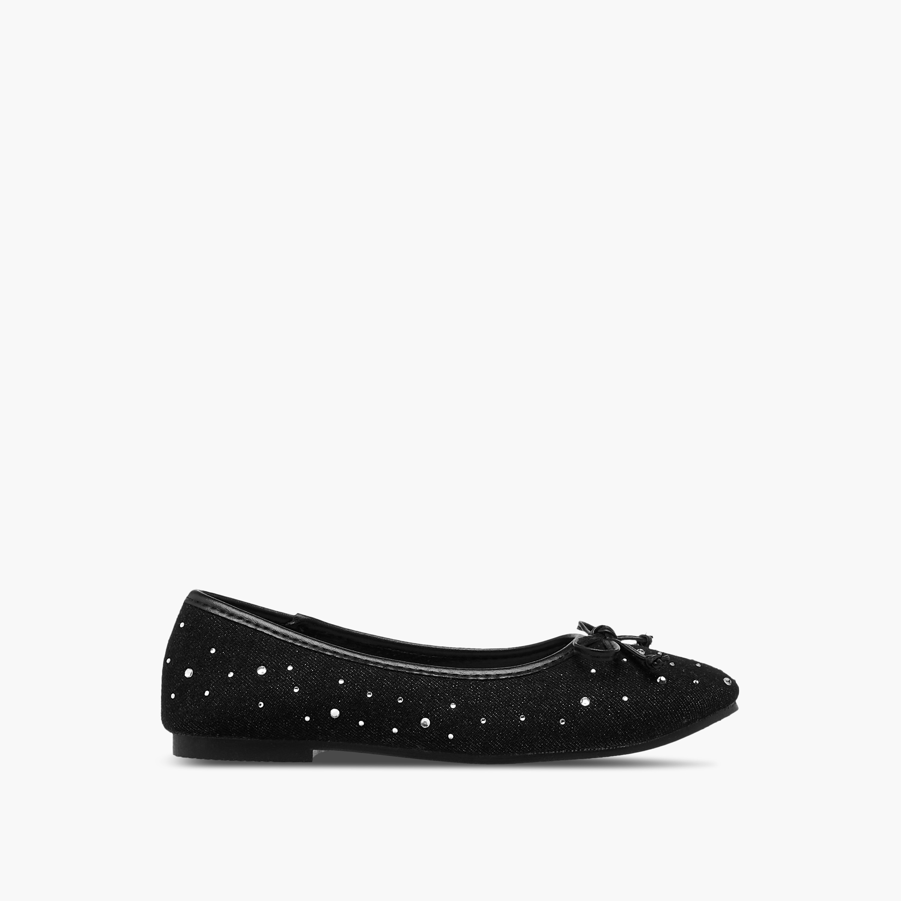 Flora Bella Bow Accent Slip-On Ballerina Shoes-girls-shoes-ballerinas-image-3