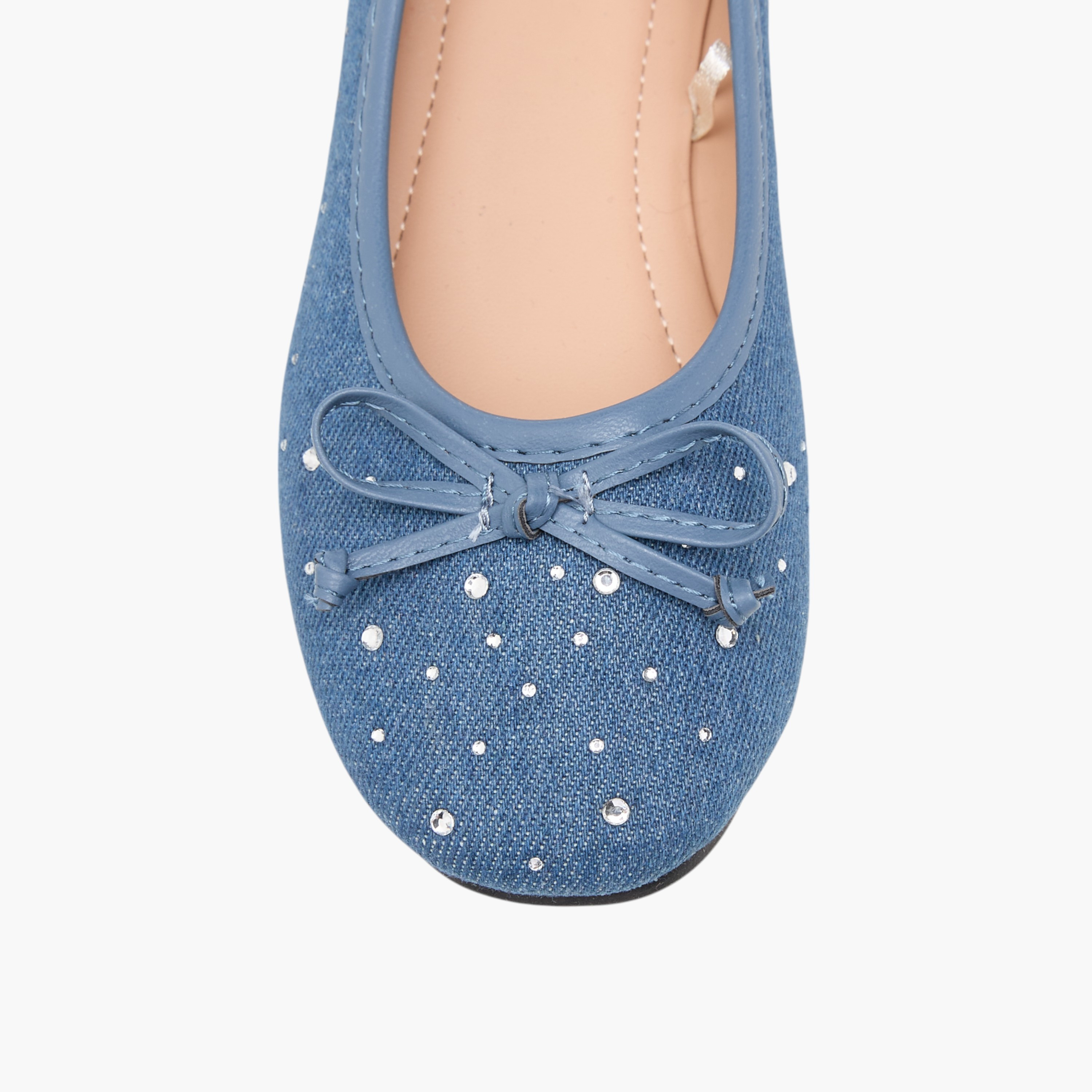 Flora Bella Bow Accent Slip-On Ballerina Shoes-girls-shoes-ballerinas-image-4