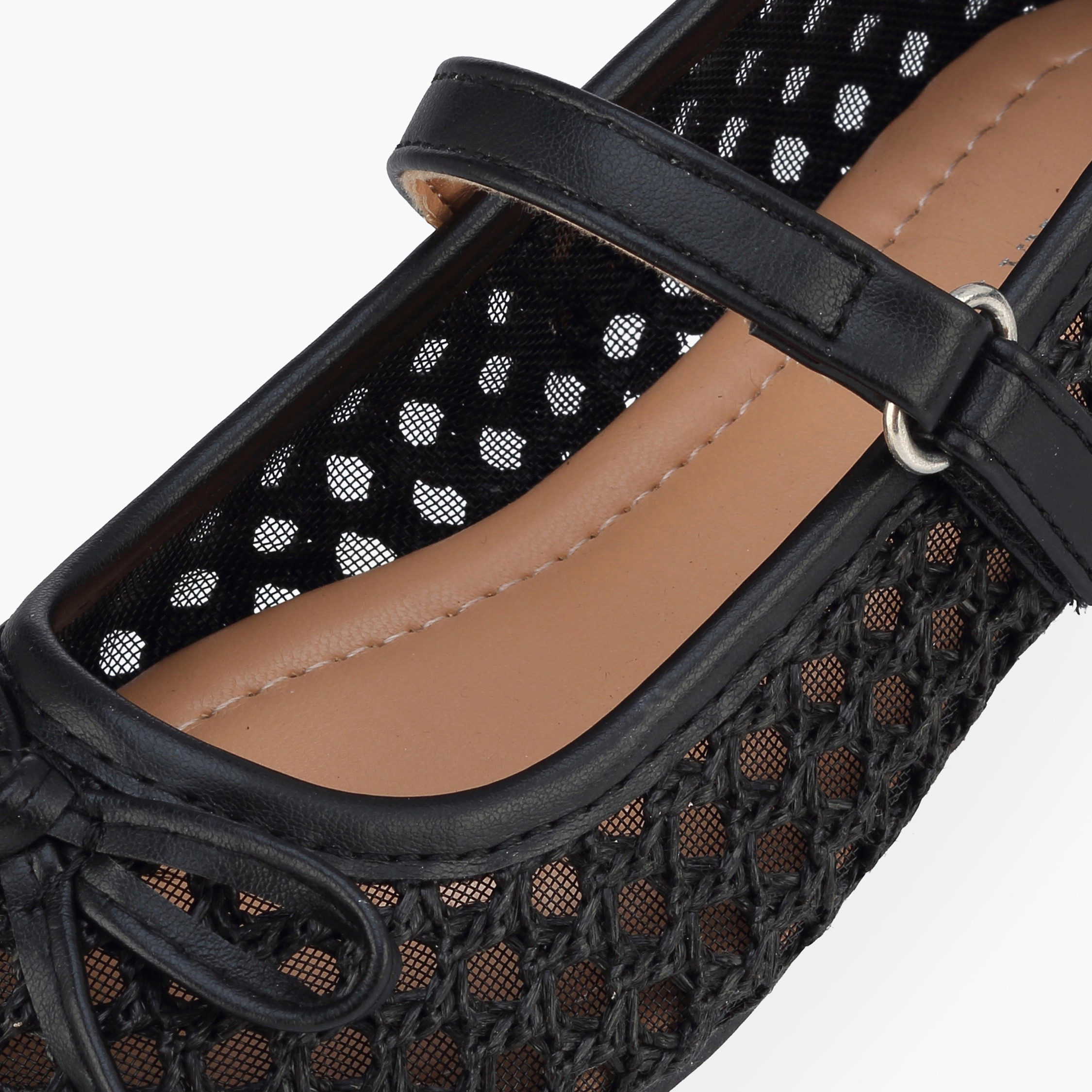 حذاء ماري جين بشريط إغلاق لاصق للبنات من فلورا بيلا-girls-shoes-maryjanes-image-6