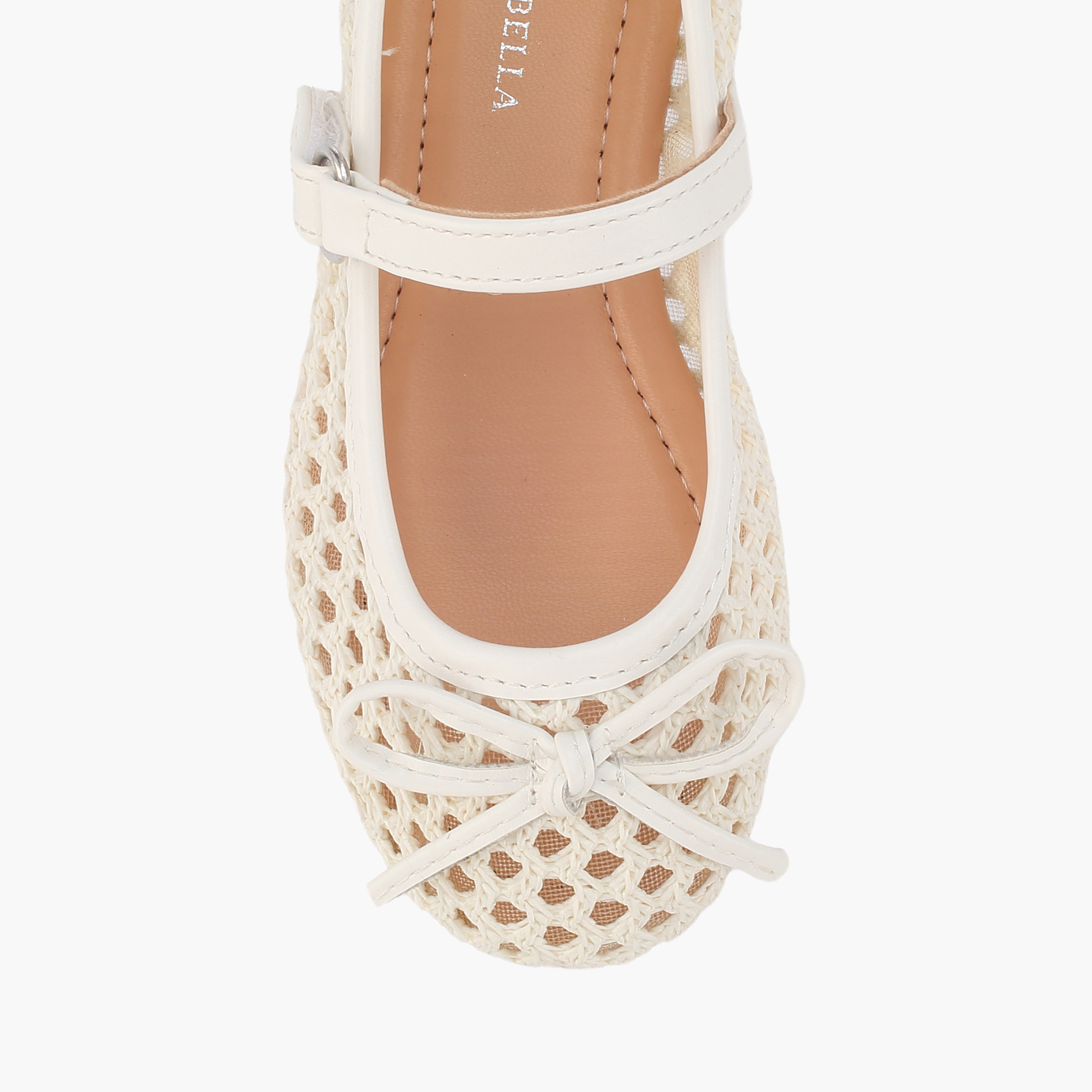 حذاء ماري جين بشريط إغلاق لاصق للبنات من فلورا بيلا-girls-shoes-maryjanes-image-10