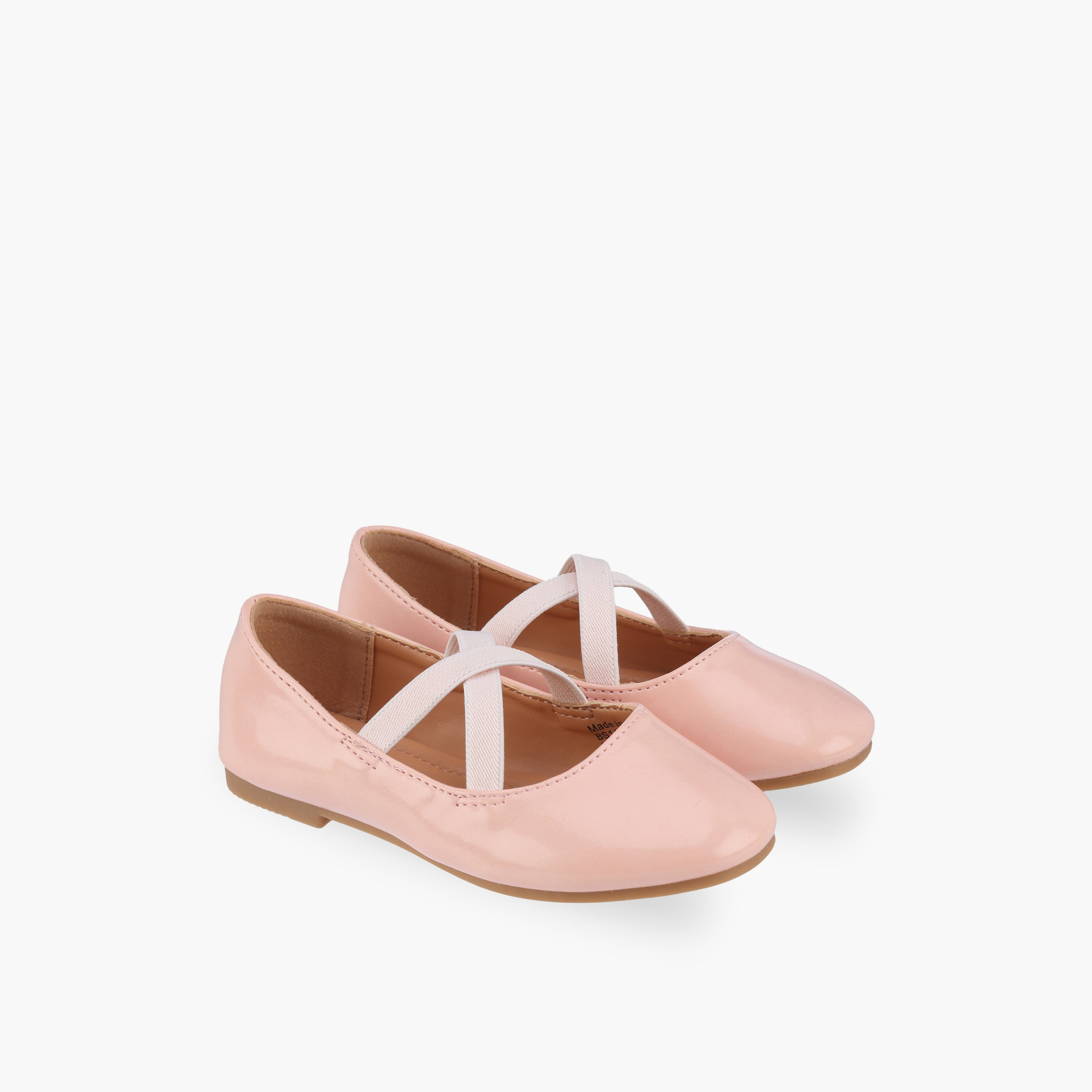 Flora Bella Girls Cross Strap Ballerina Shoes-girls-shoes-ballerinas-image-1