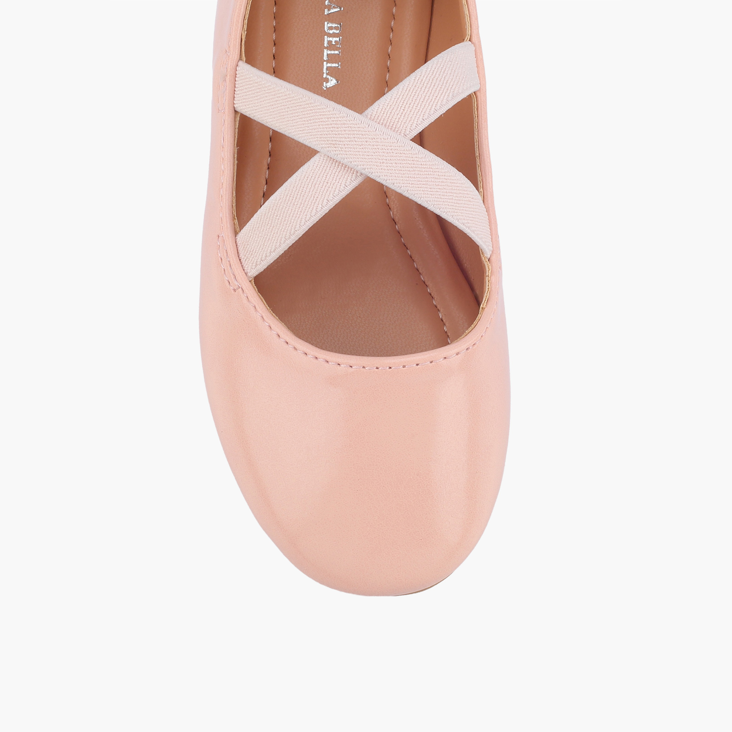 حذاء باليرينا بحزام متقاطع للبنات من فلورا بيلا-girls-shoes-ballerinas-image-10