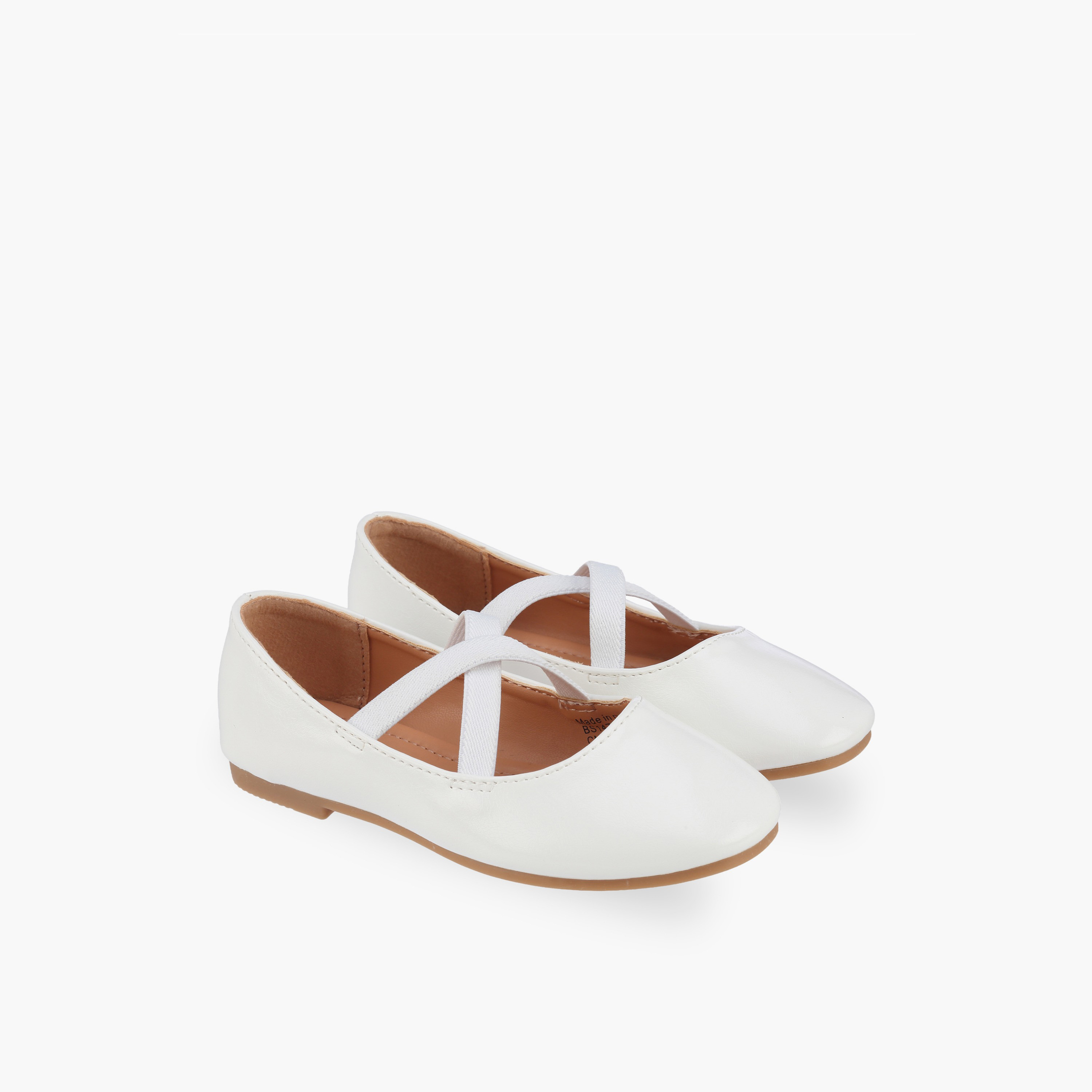 Flora Bella Girls Cross Strap Ballerina Shoes-girls-shoes-ballerinas-image-1