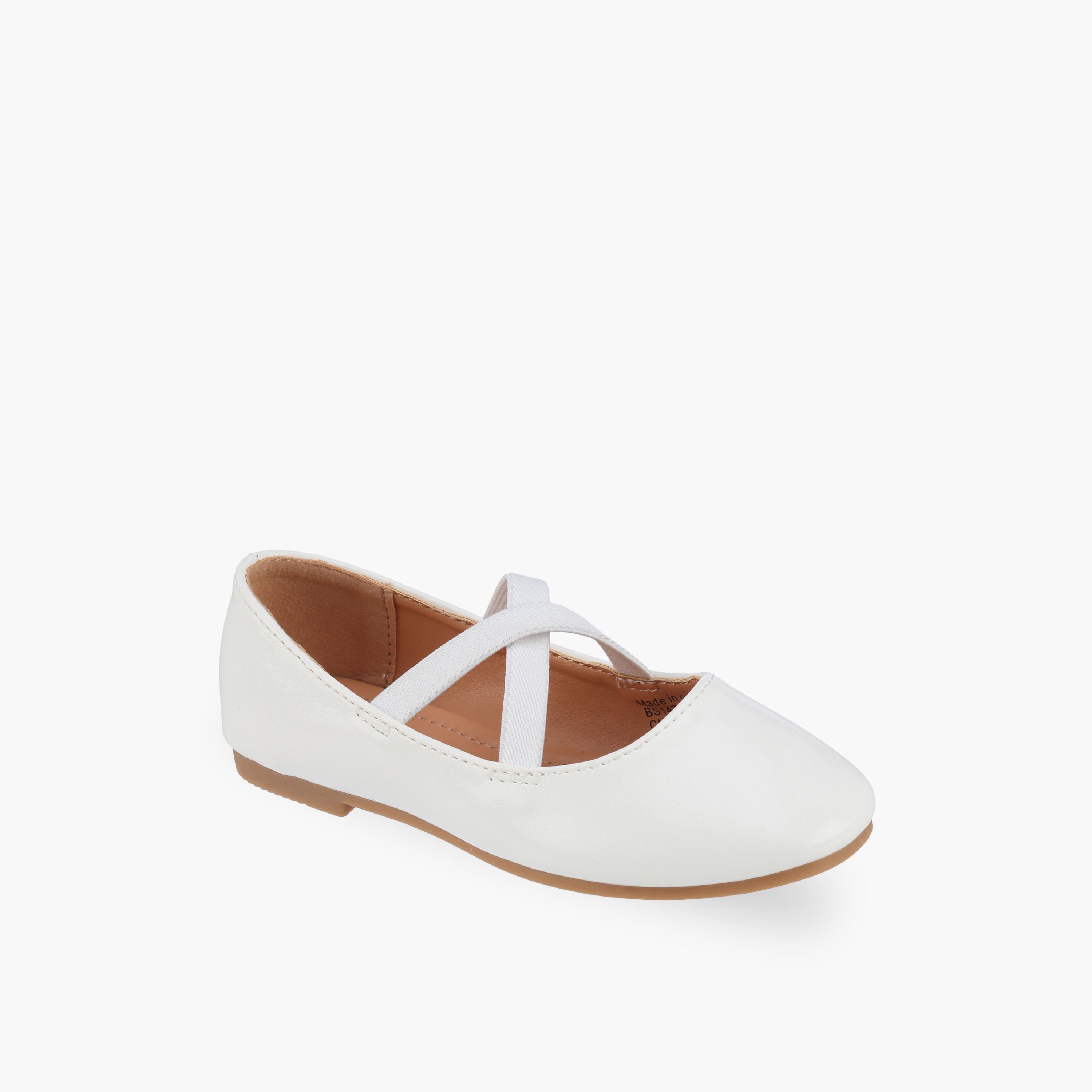 Flora Bella Girls Cross Strap Ballerina Shoes-girls-shoes-ballerinas-image-2