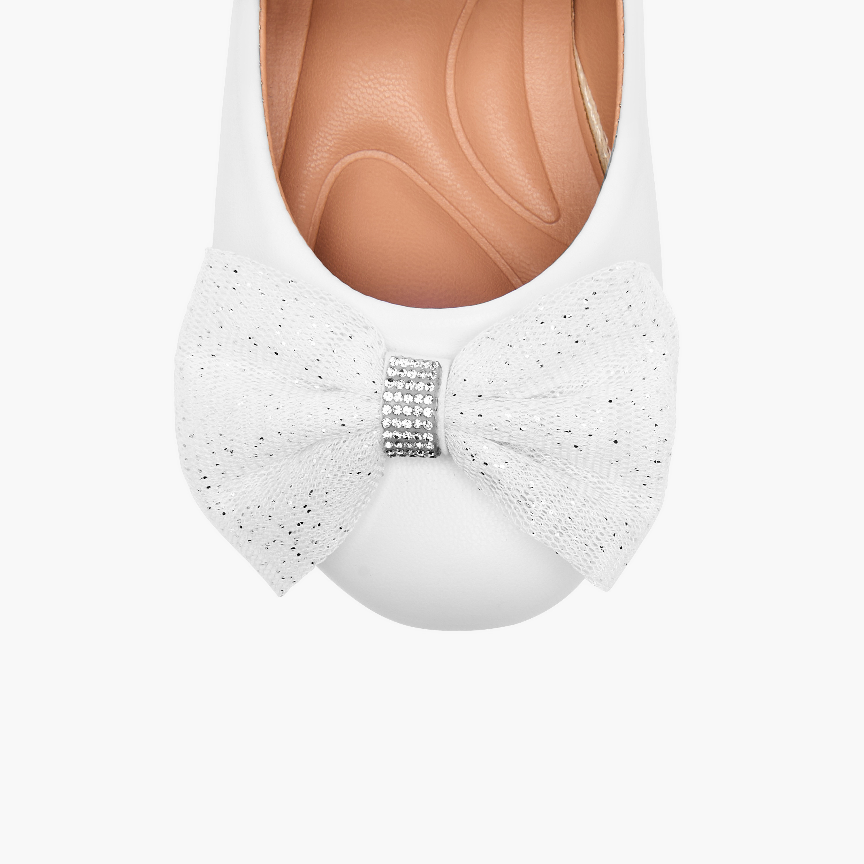 حذاء باليرينا مزين بفيونكة وشريط إغلاق لاصق من جونيورز-girls-shoes-ballerinas-image-4