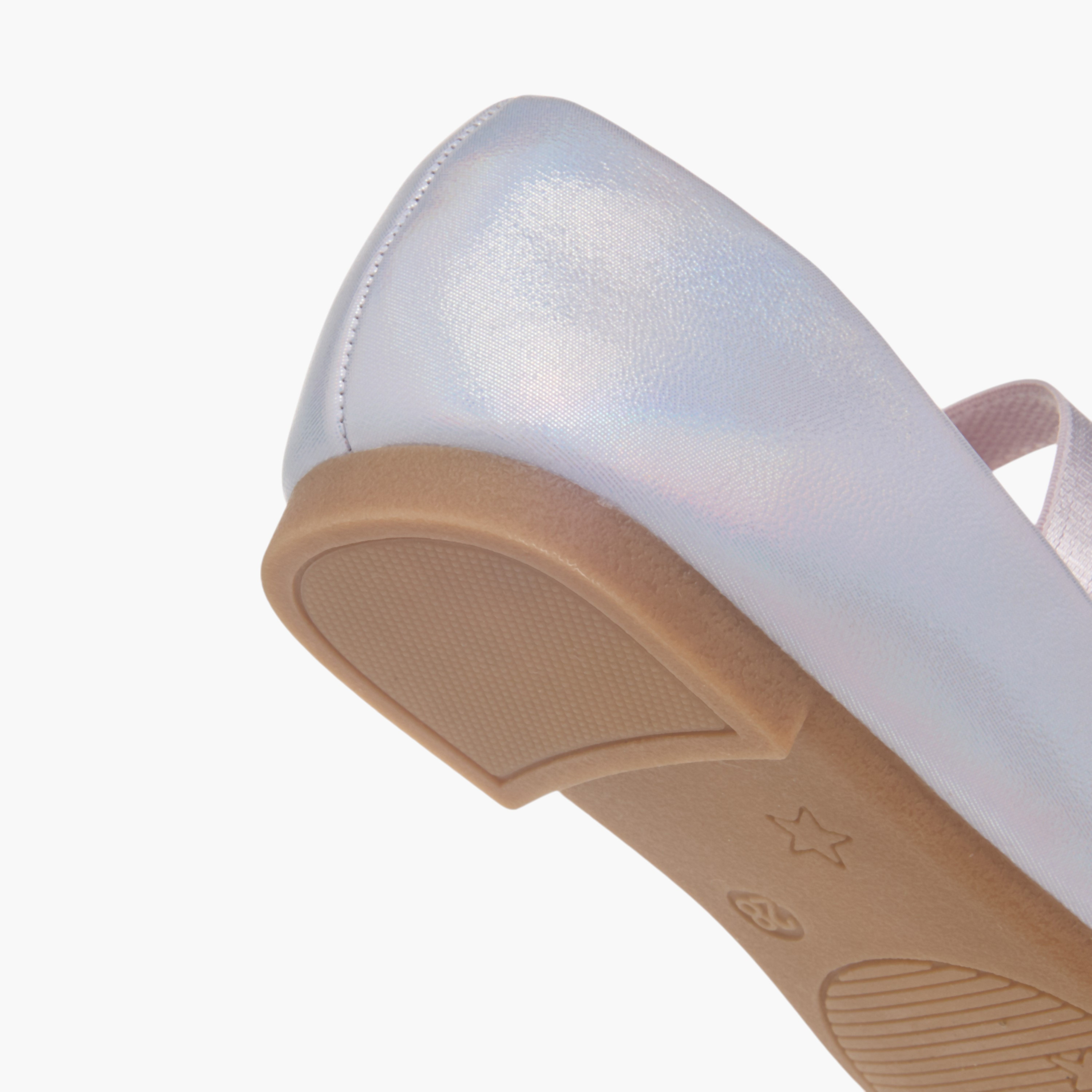 Juniors Floral Accent Slip-On Ballerina Shoes with Elastic Strap-girls-shoes-ballerinas-image-18
