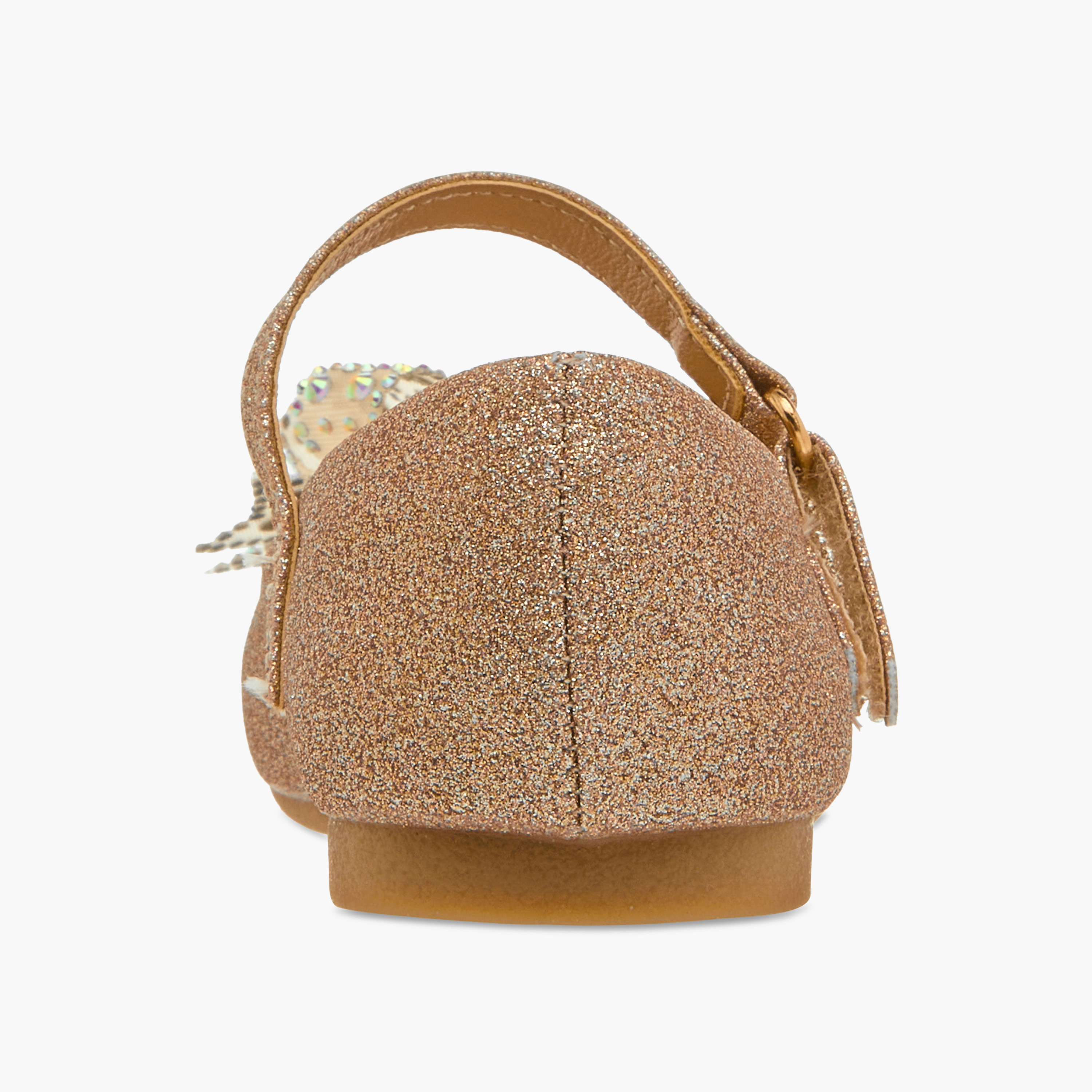 Juniors Bow Embellished Mary Jane Shoes with Hook and Loop Closure-girls-shoes-maryjanes-image-5