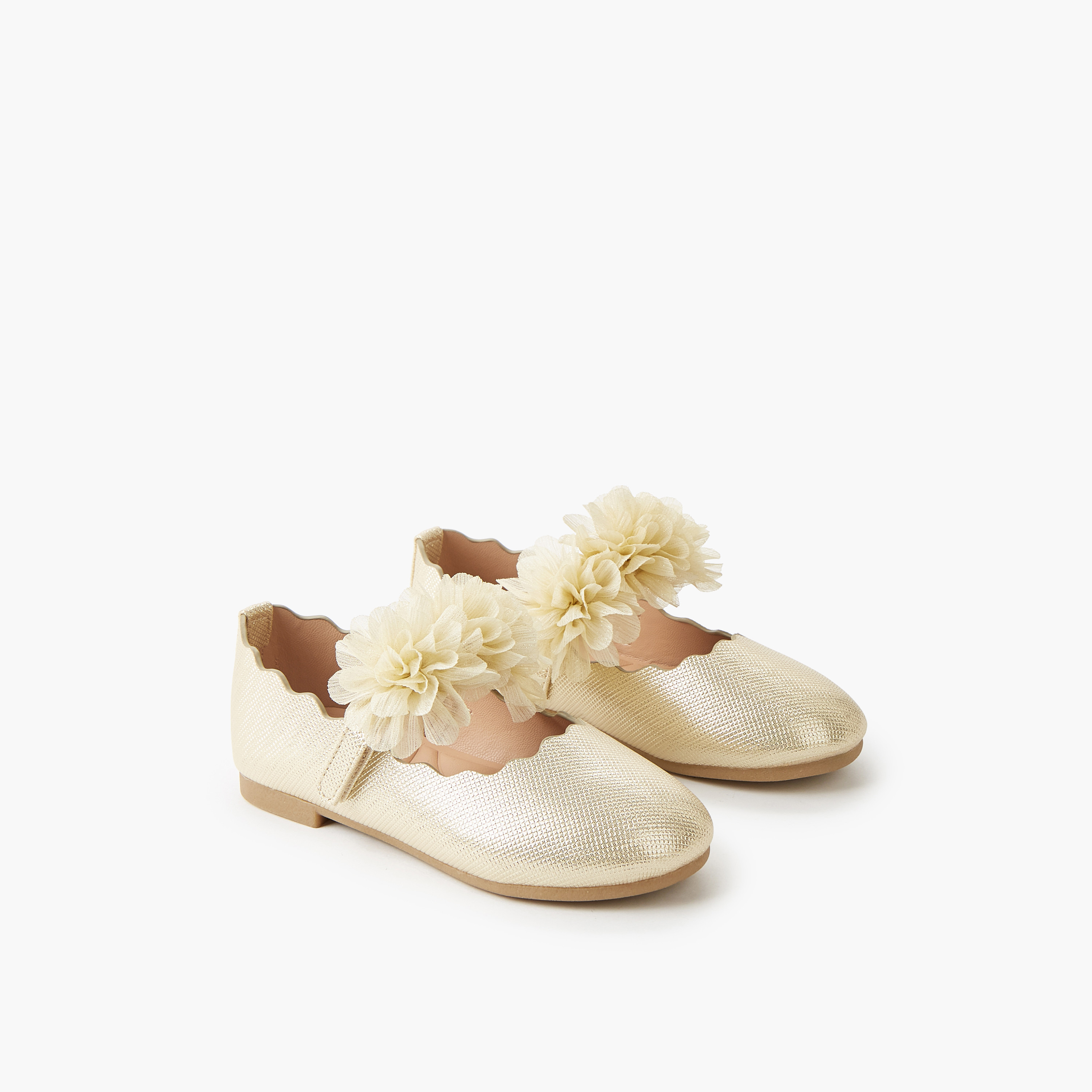 حذاء باليرينا بشريط لاصق للبنات من جونيورز-girls-shoes-maryjanes-image-1