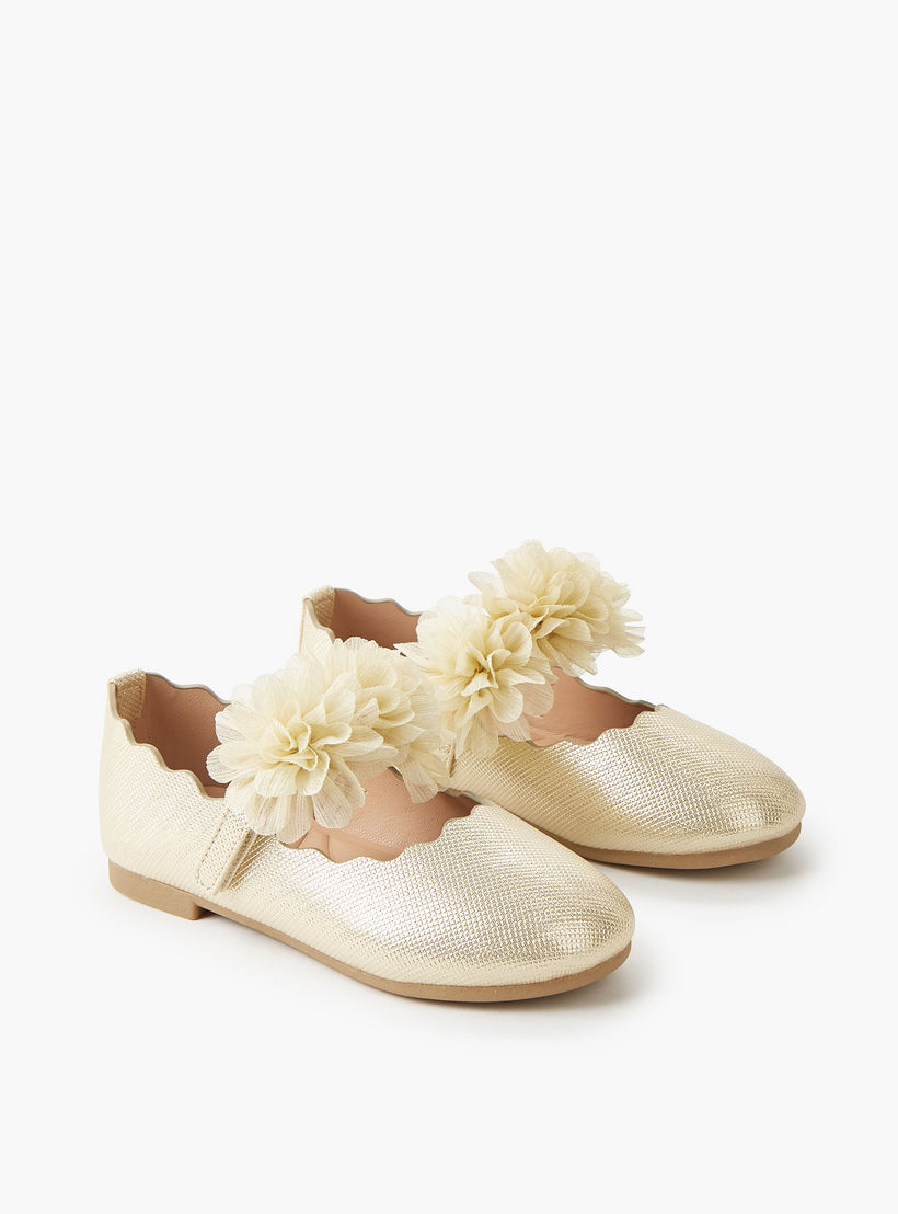حذاء باليرينا بشريط لاصق للبنات من جونيورز-girls-shoes-maryjanes-image-1