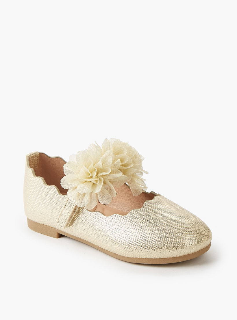 حذاء باليرينا بشريط لاصق للبنات من جونيورز-girls-shoes-maryjanes-image-2