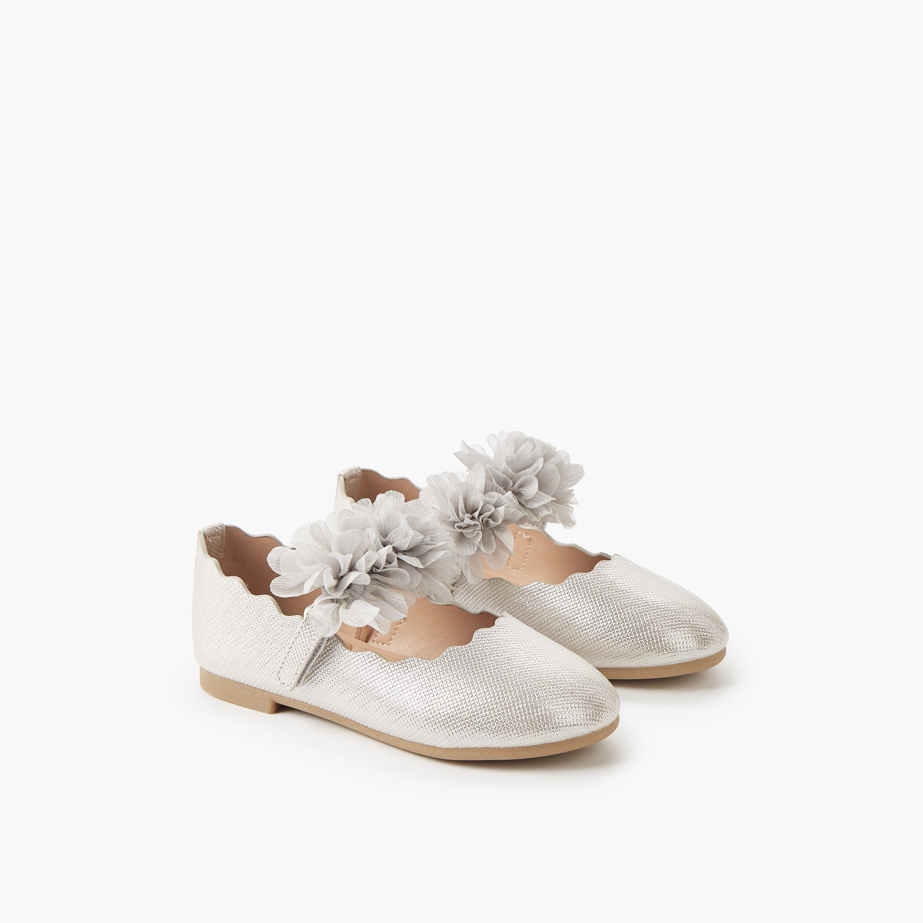 حذاء باليرينا بشريط لاصق للبنات من جونيورز-girls-shoes-maryjanes-image-1