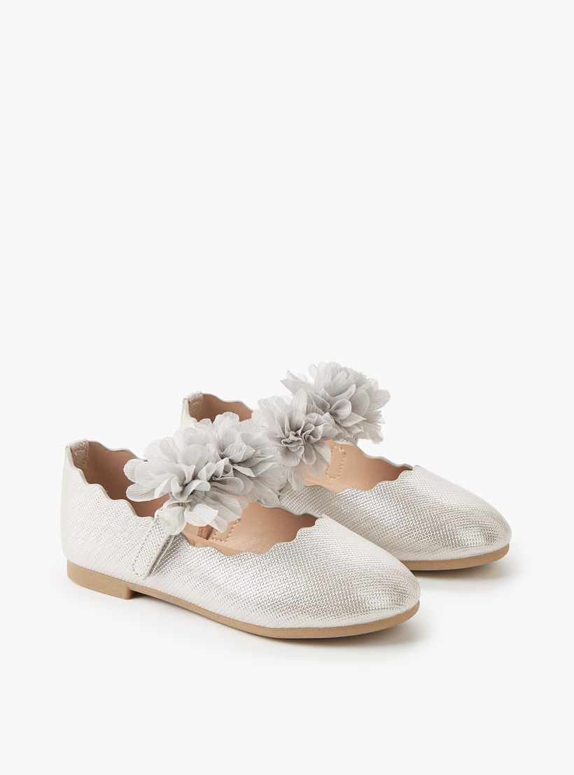 حذاء باليرينا بشريط لاصق للبنات من جونيورز-girls-shoes-maryjanes-image-1