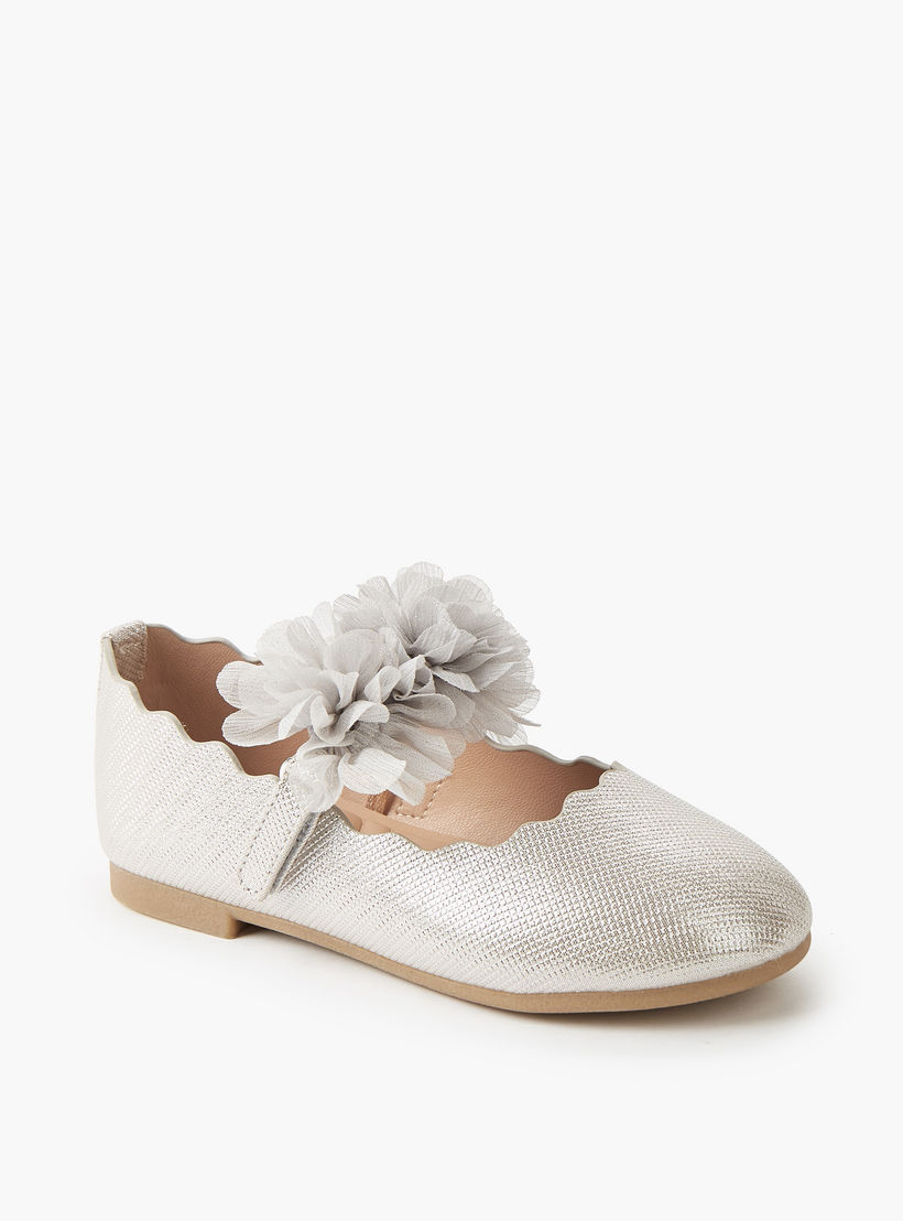 حذاء باليرينا بشريط لاصق للبنات من جونيورز-girls-shoes-maryjanes-image-2