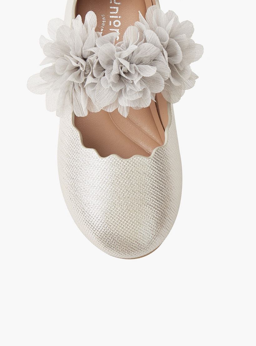 حذاء باليرينا بشريط لاصق للبنات من جونيورز-girls-shoes-maryjanes-image-5
