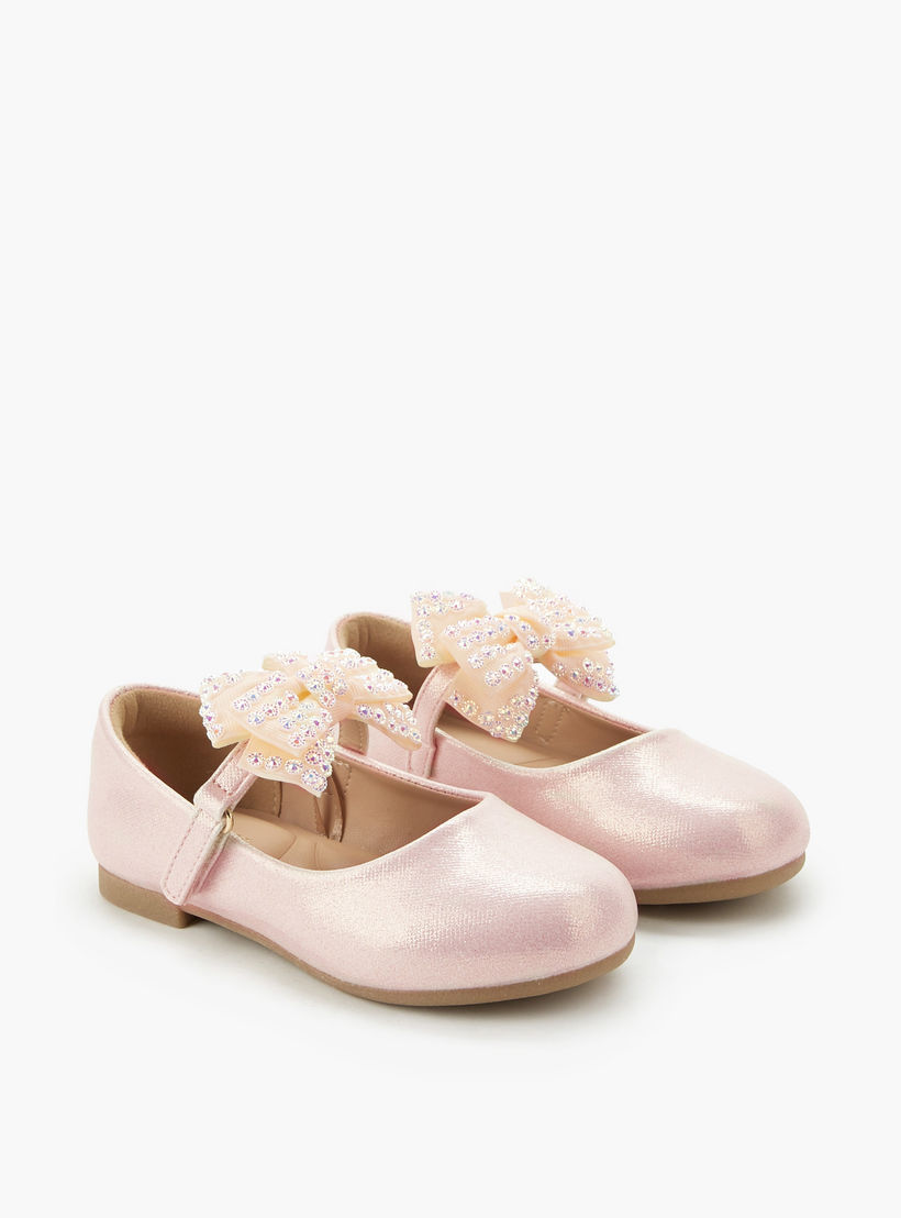 حذاء باليرينا بشريط لاصق للبنات من جونيورز-girls-shoes-maryjanes-image-1