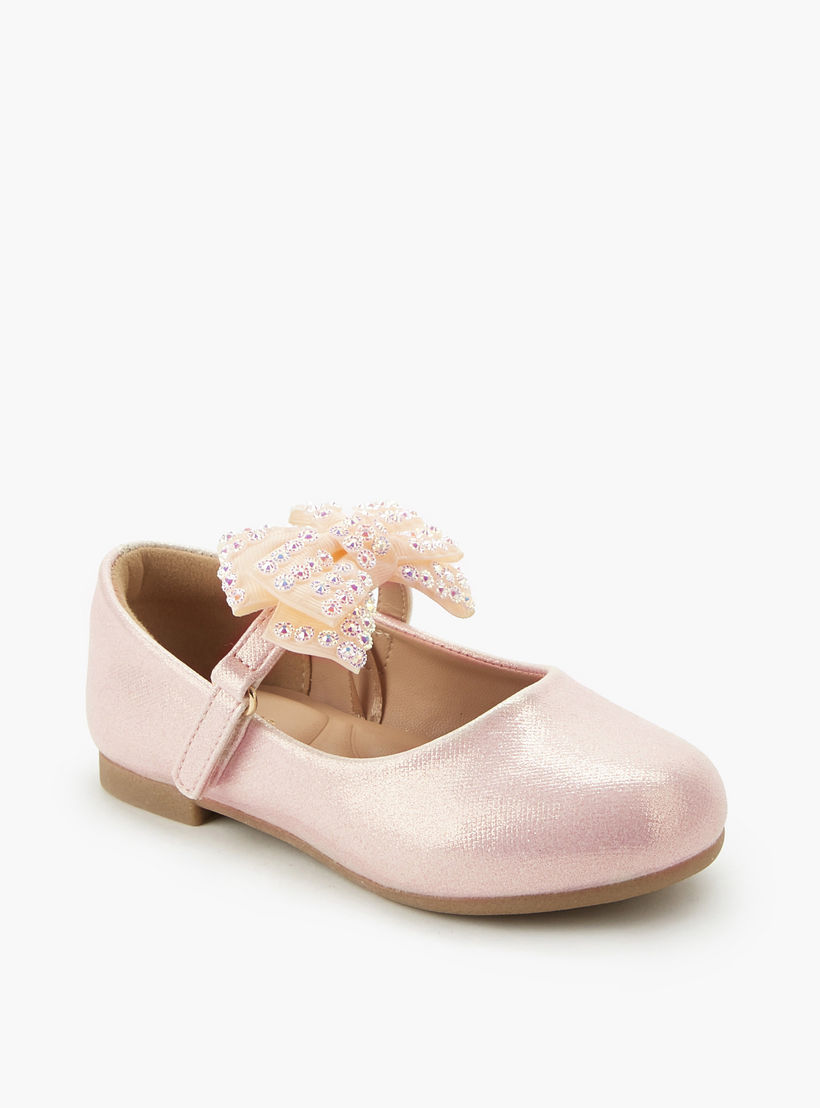 حذاء باليرينا بشريط لاصق للبنات من جونيورز-girls-shoes-maryjanes-image-2