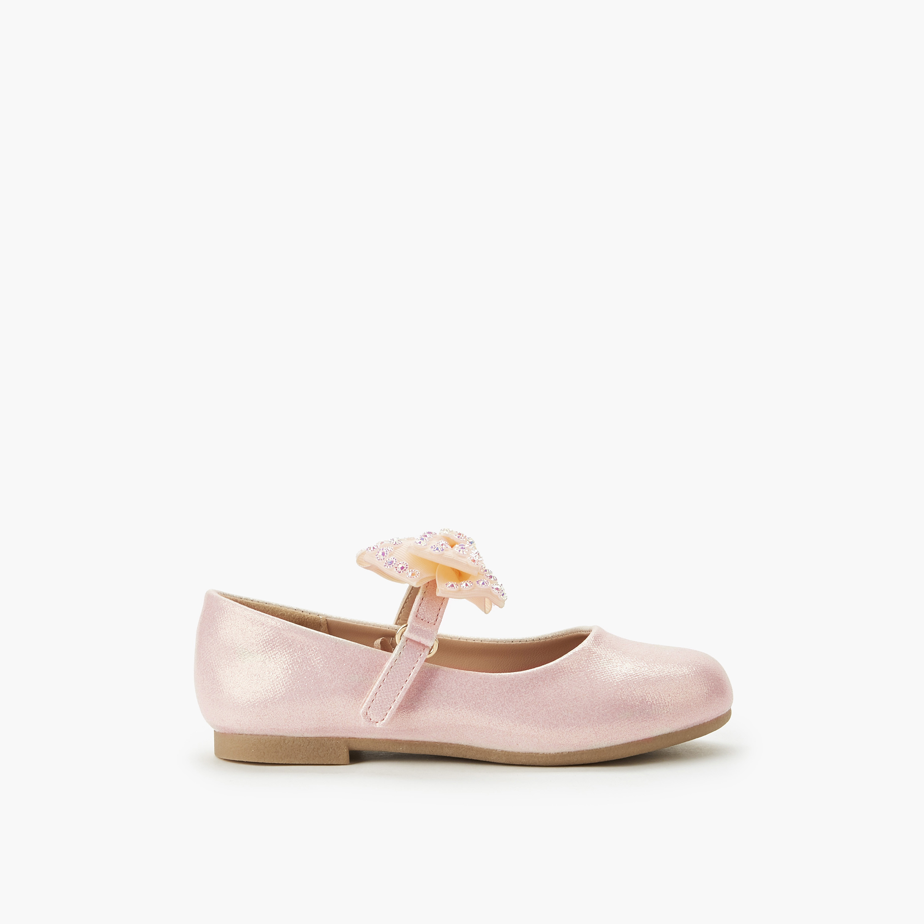 حذاء باليرينا بشريط لاصق للبنات من جونيورز-girls-shoes-maryjanes-image-3