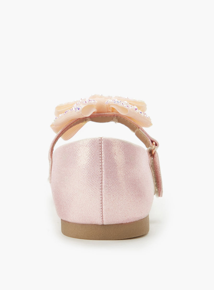 حذاء باليرينا بشريط لاصق للبنات من جونيورز-girls-shoes-maryjanes-image-4