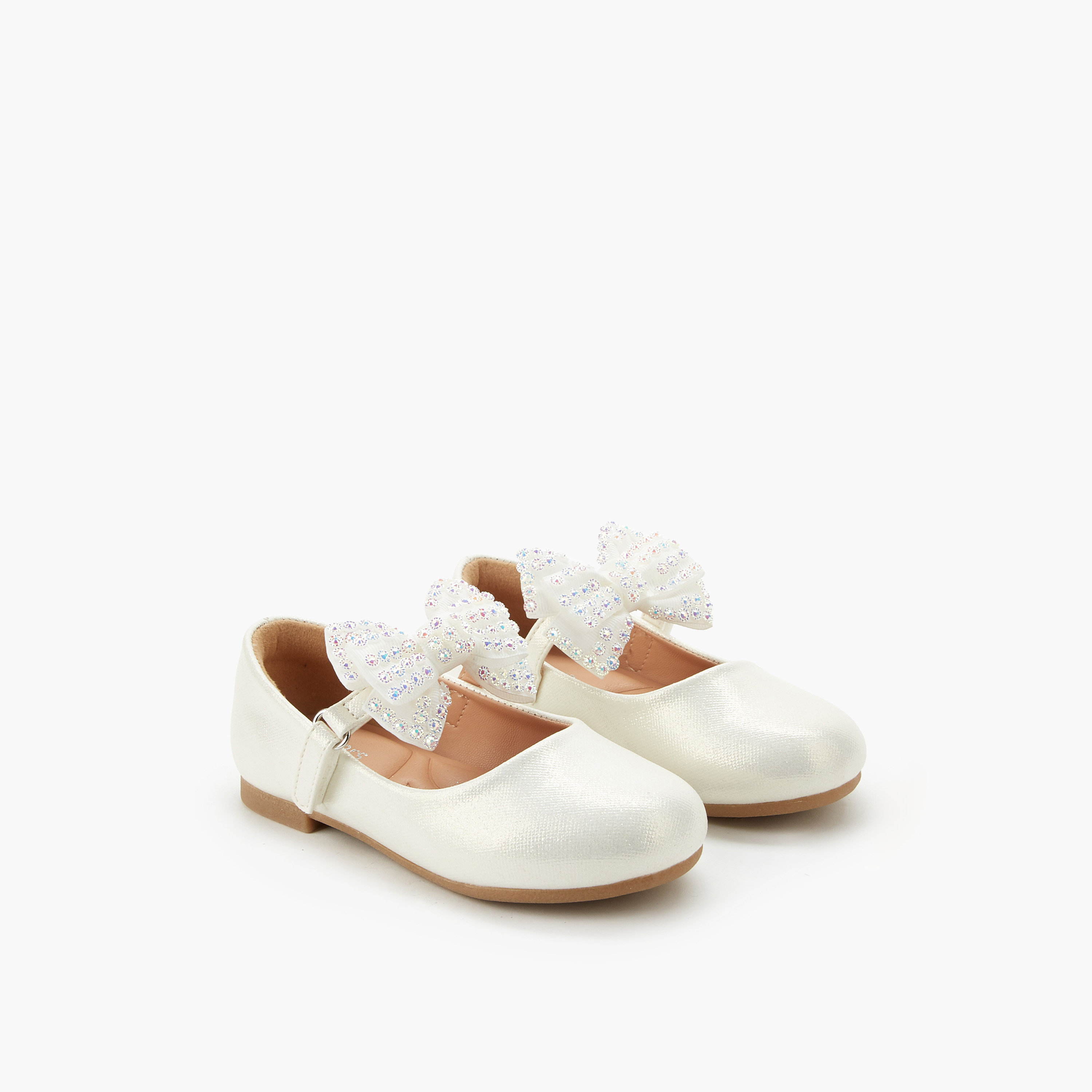 حذاء باليرينا بشريط لاصق للبنات من جونيورز-girls-shoes-maryjanes-image-1