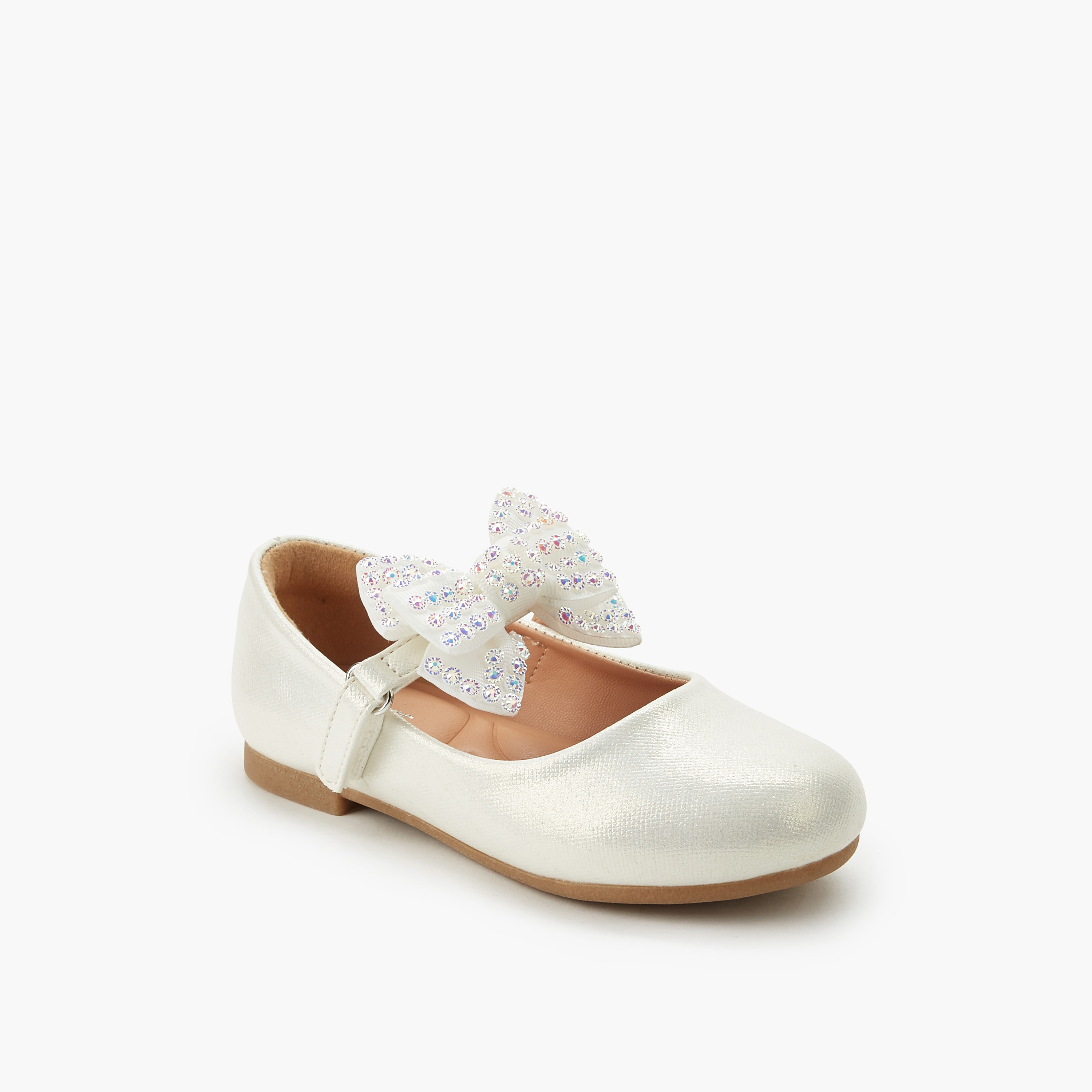 حذاء باليرينا بشريط لاصق للبنات من جونيورز-girls-shoes-maryjanes-image-2