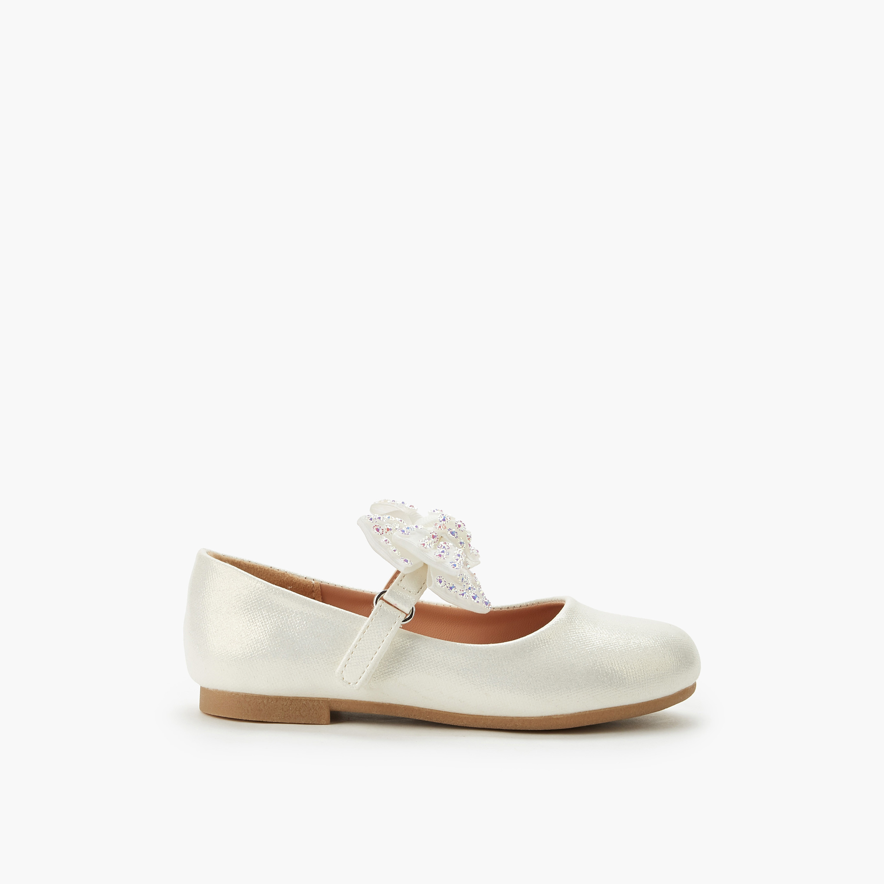 حذاء باليرينا بشريط لاصق للبنات من جونيورز-girls-shoes-maryjanes-image-3