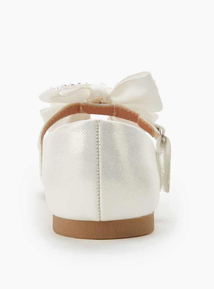 حذاء باليرينا بشريط لاصق للبنات من جونيورز-girls-shoes-maryjanes-image-4