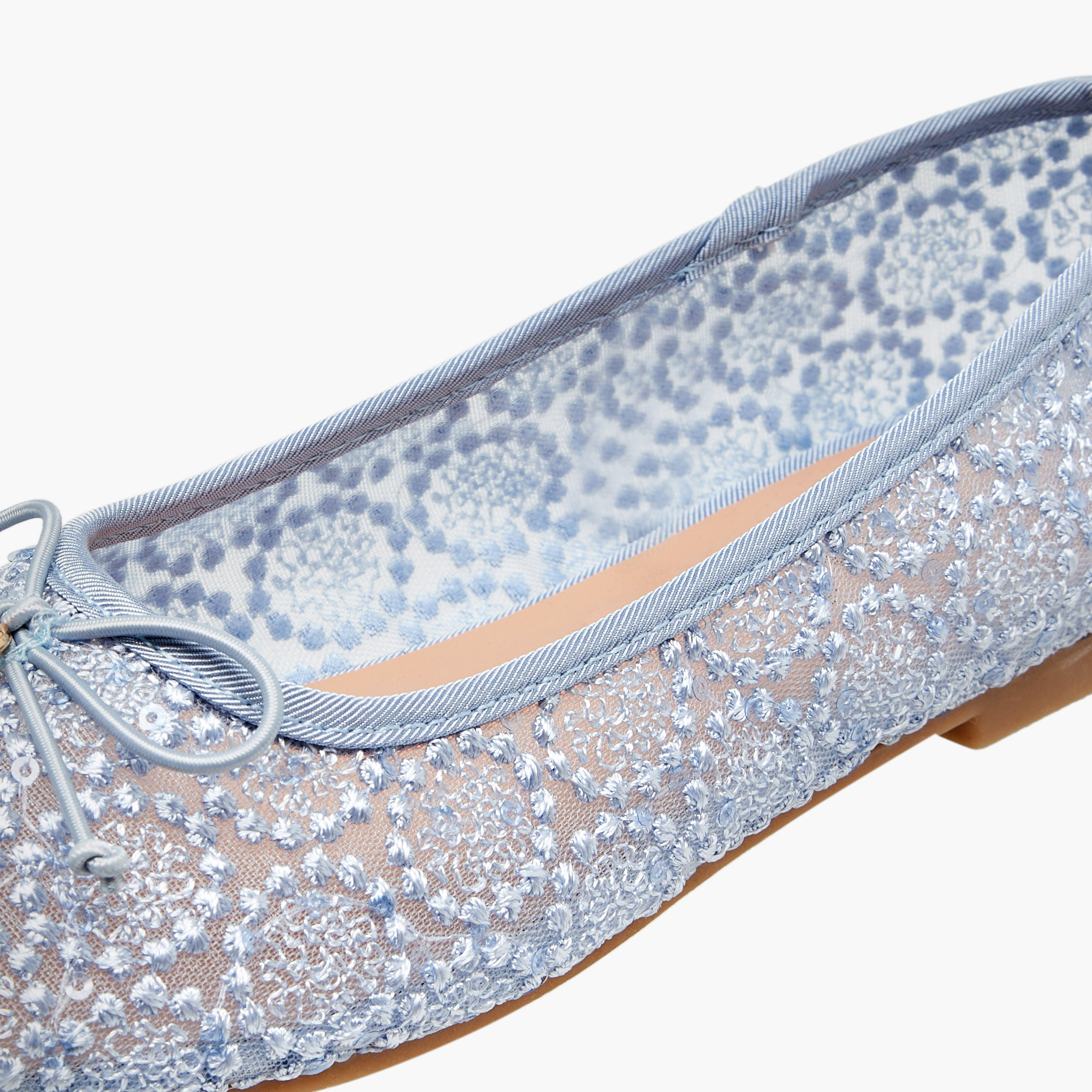 حذاء باليرينا مطرز بفيونكة من ليتل ميسي-girls-shoes-ballerinas-image-6