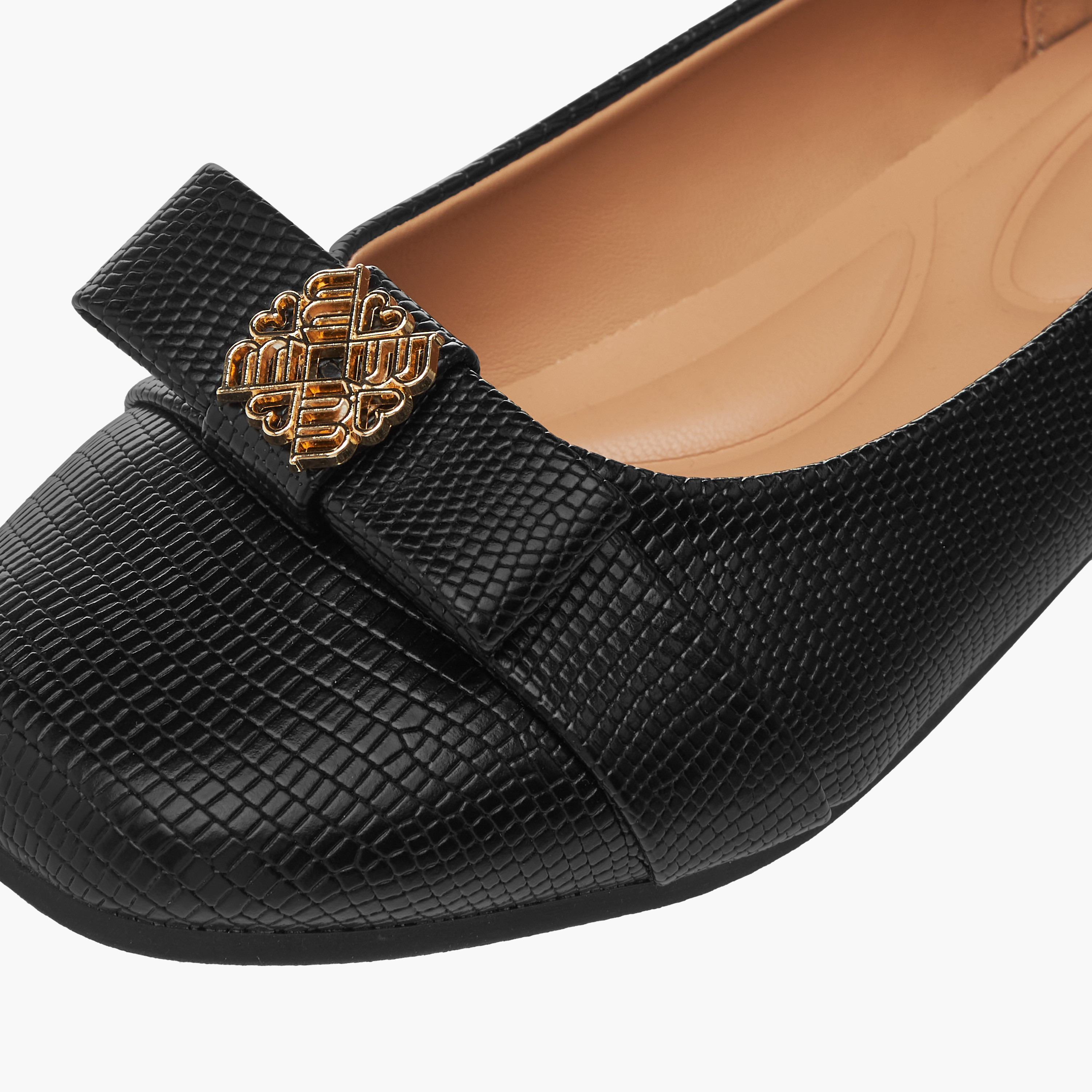 حذاء باليرينا سهل الارتداء بزينة معدنية من ليتل ميسي-girls-shoes-ballerinas-image-6