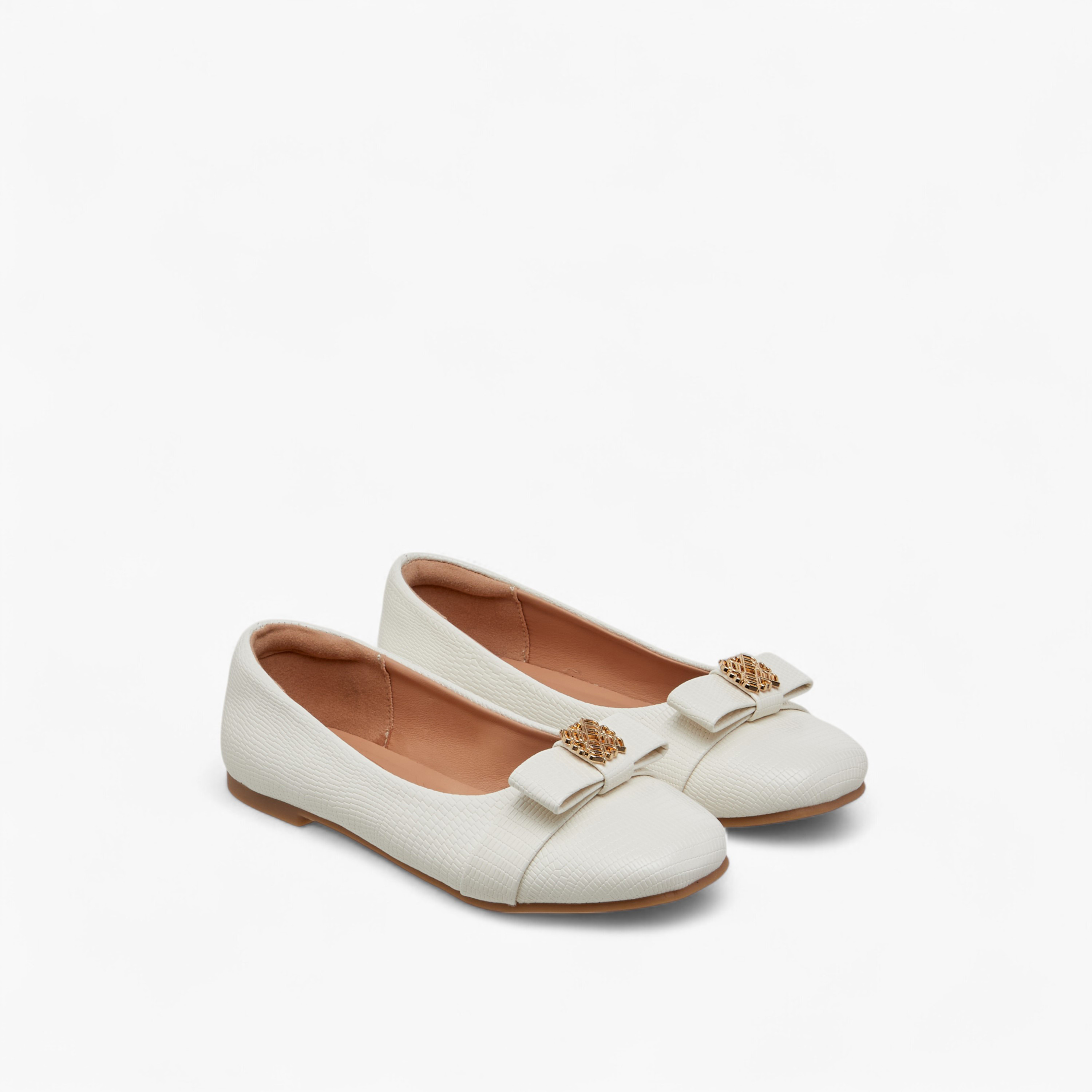 حذاء باليرينا سهل الارتداء بزينة معدنية من ليتل ميسي-girls-shoes-ballerinas-image-1