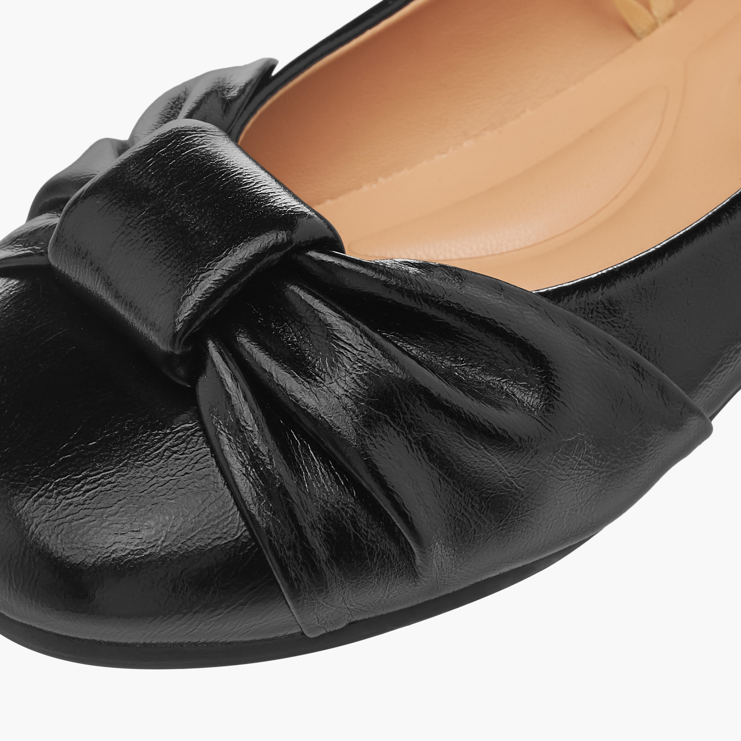 حذاء باليرينا سهل الارتداء يزينة عقدة من ليتل ميسي-girls-shoes-ballerinas-image-6