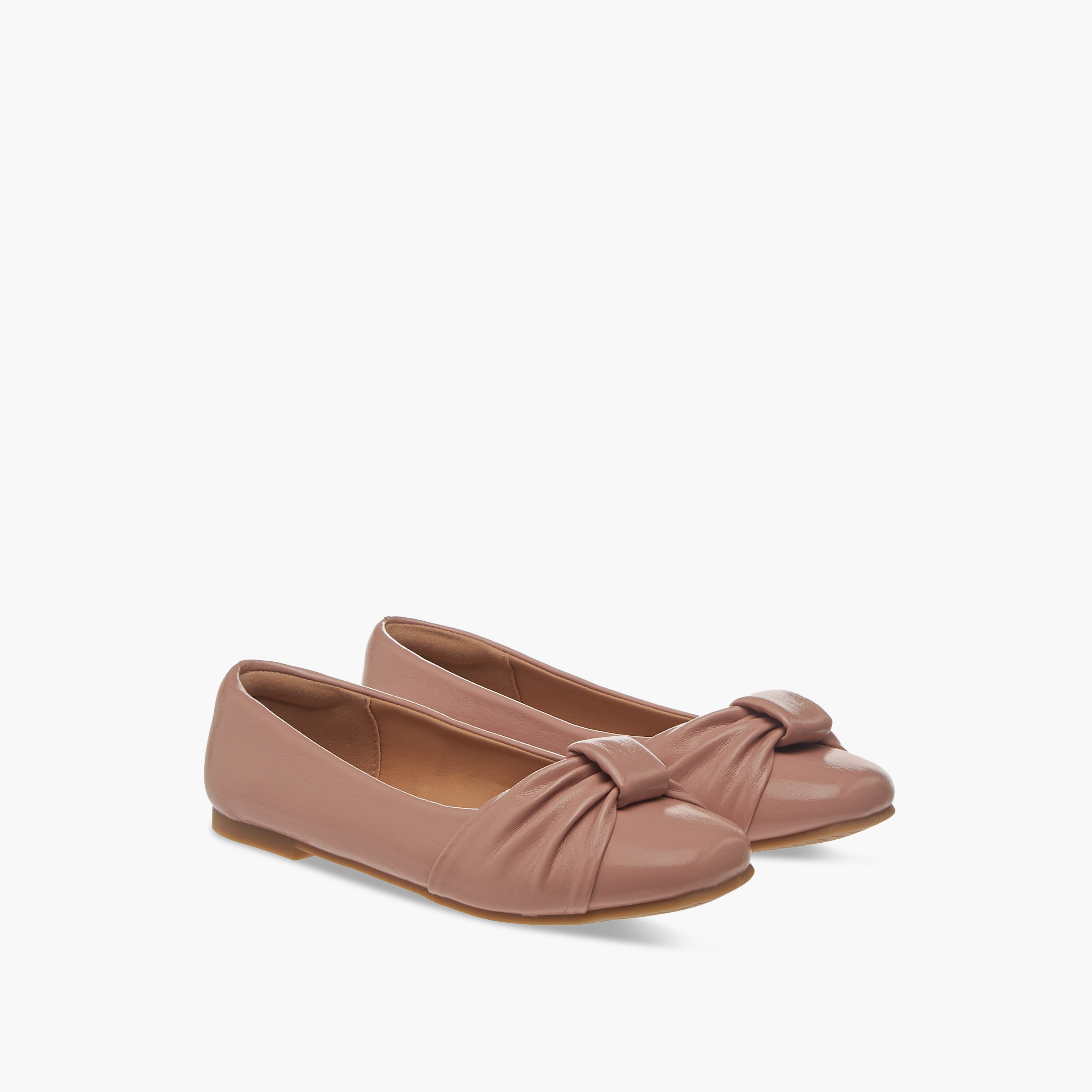 حذاء باليرينا سهل الارتداء يزينة عقدة من ليتل ميسي-girls-shoes-ballerinas-image-1