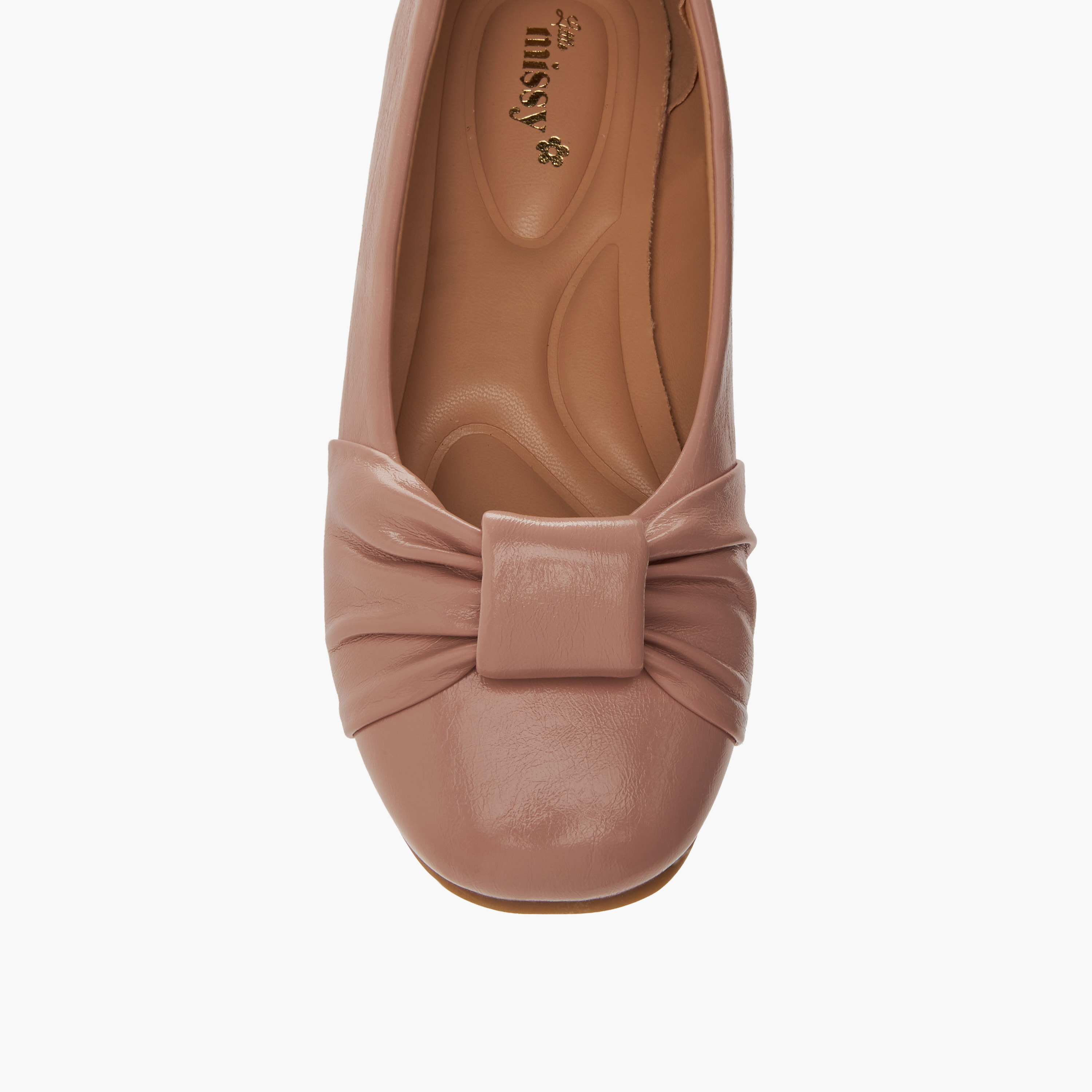 حذاء باليرينا سهل الارتداء يزينة عقدة من ليتل ميسي-girls-shoes-ballerinas-image-4