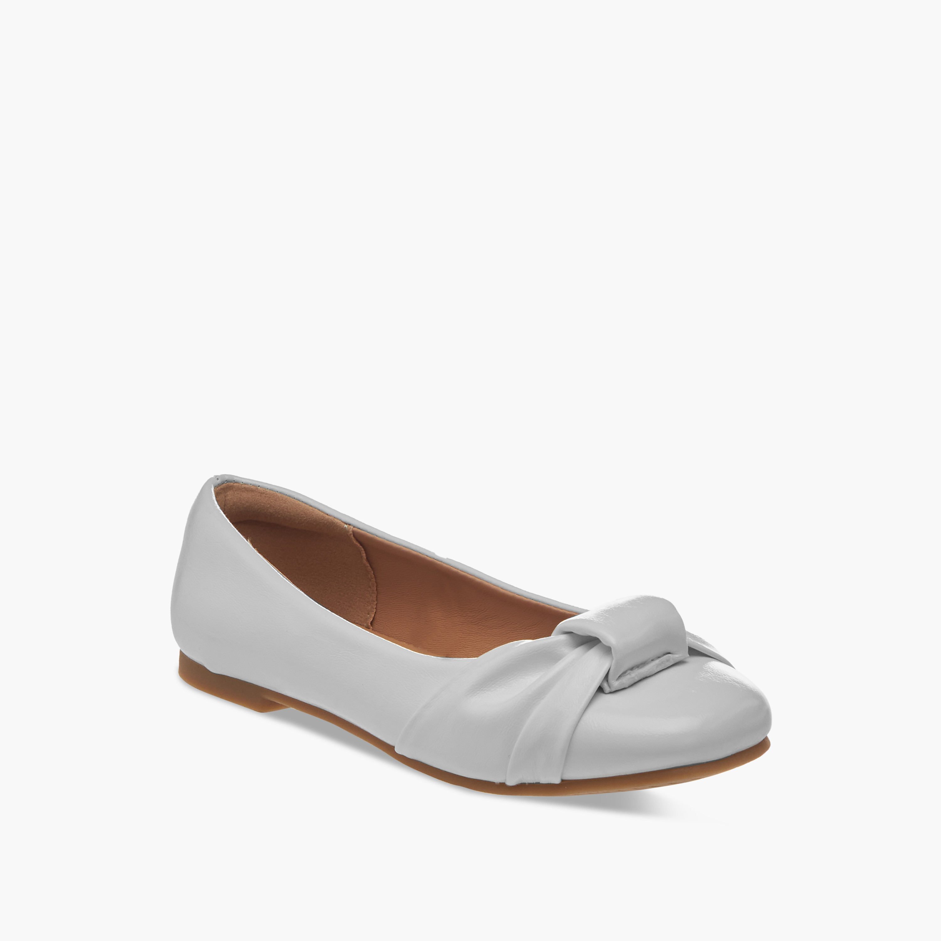 Little Missy Knot Accent Slip-On Ballerina Shoes-girls-shoes-ballerinas-image-2